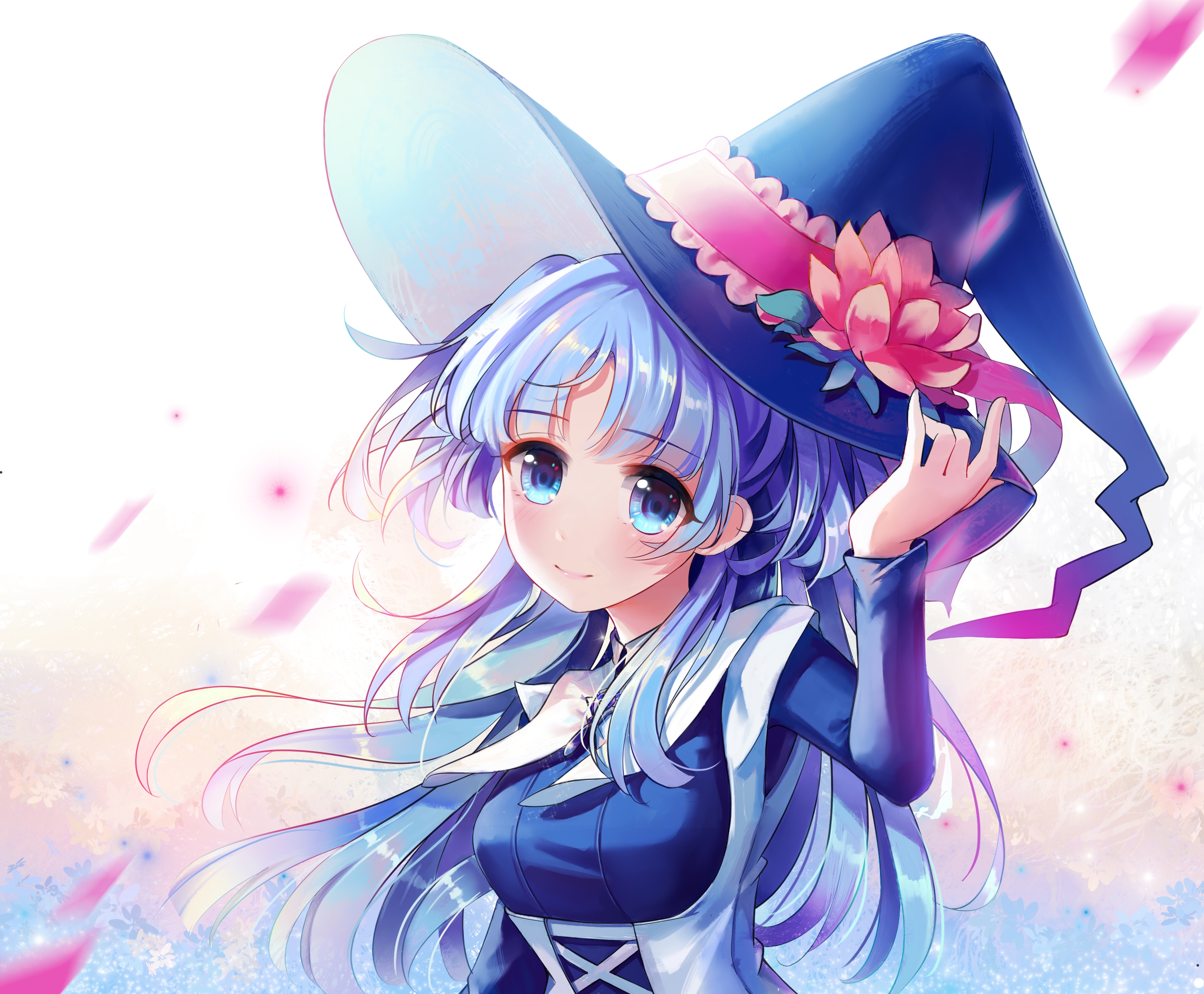 Wallpapers witch hat blue hair wallpaper chtholly nota seniorious on the desktop