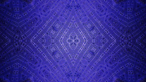 Blue pattern with geometric rhombic shapes