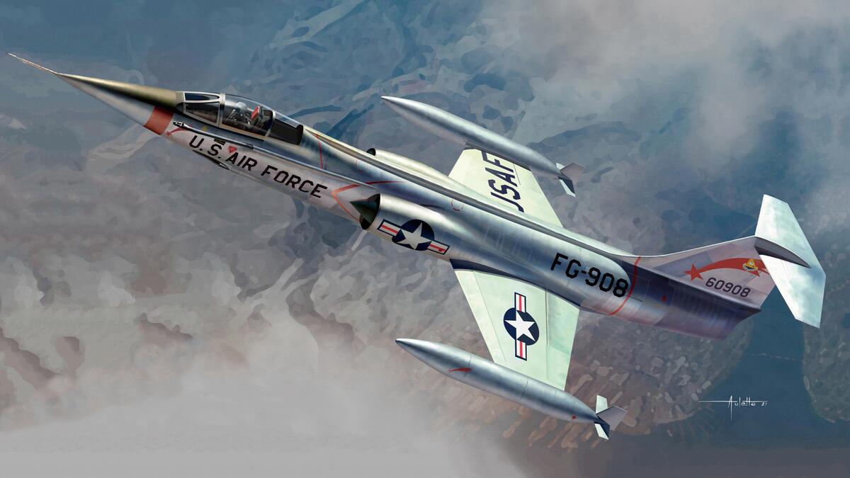 Самолет F-104A USAF Starfighter
