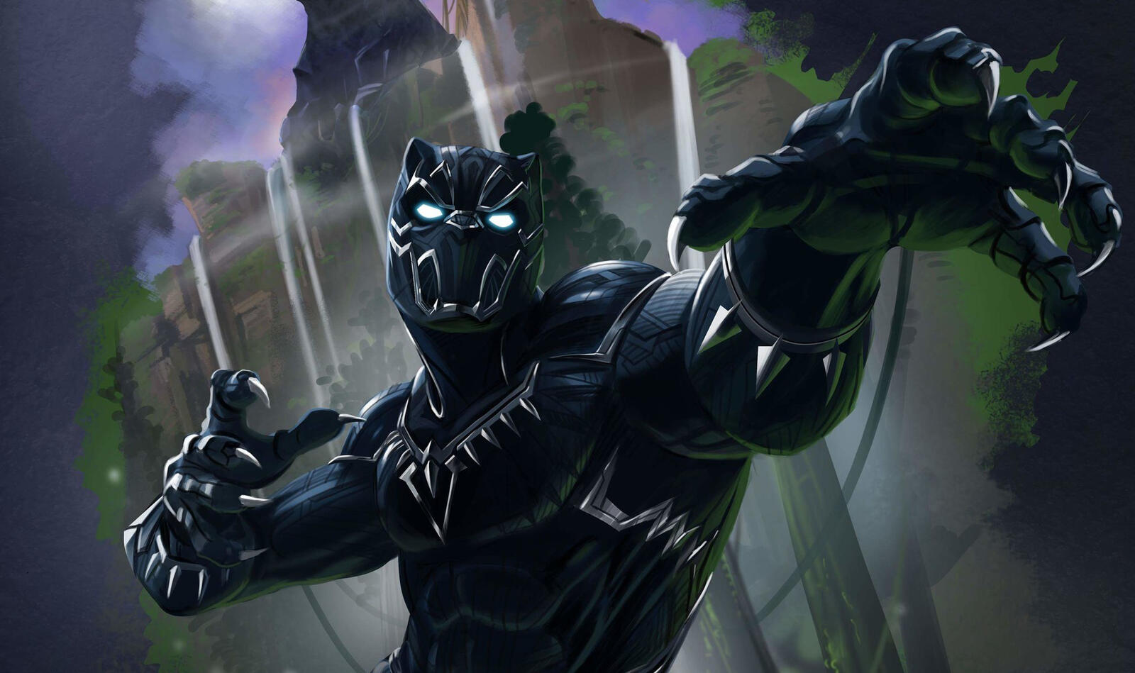 Wallpapers a black panther movies artwork on the desktop