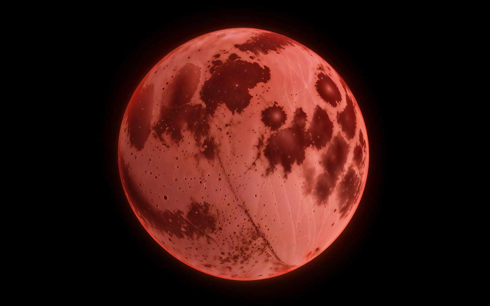 Бесплатное фото Красная луна