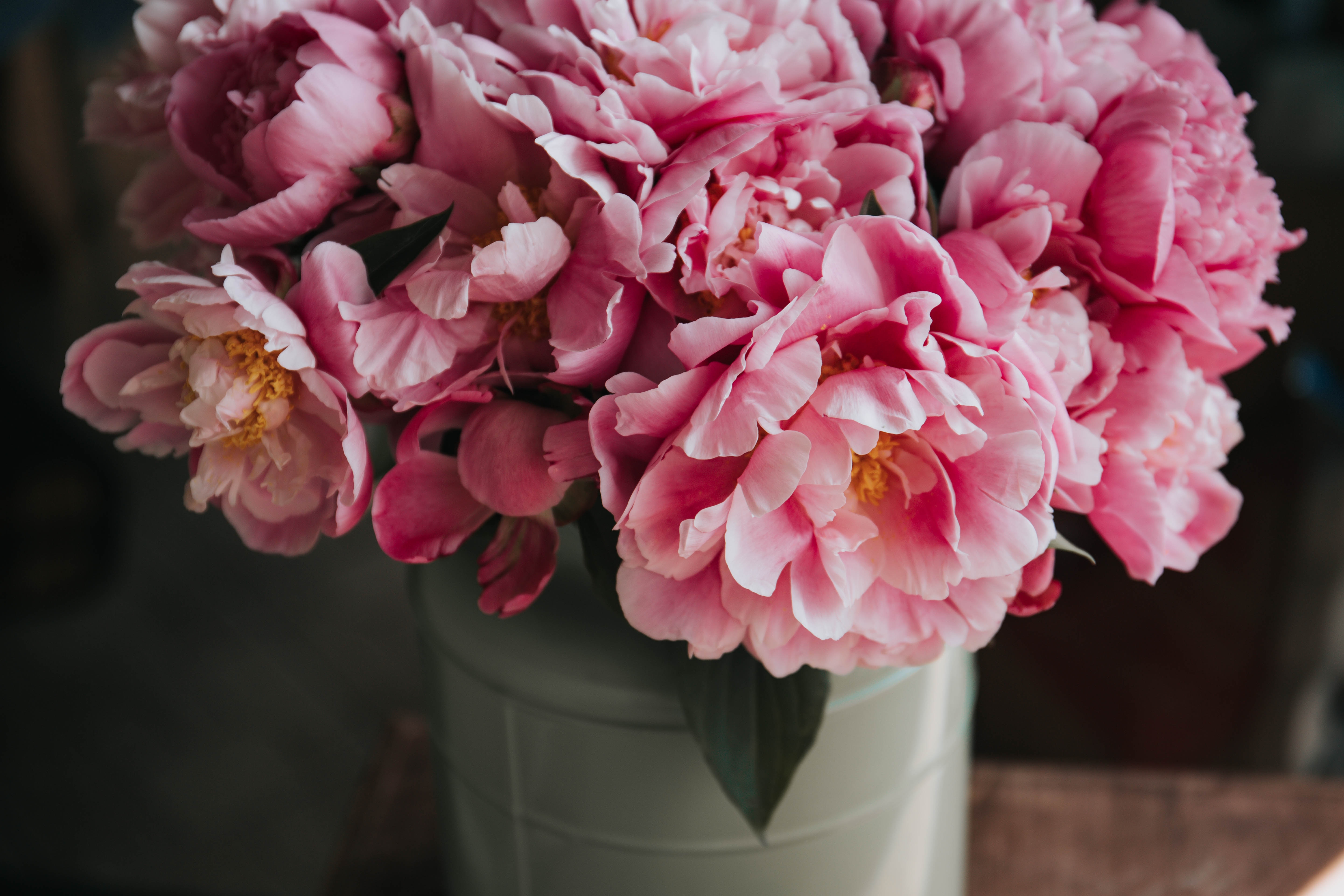 Бесплатное фото Красивый букет из розовых цветов
