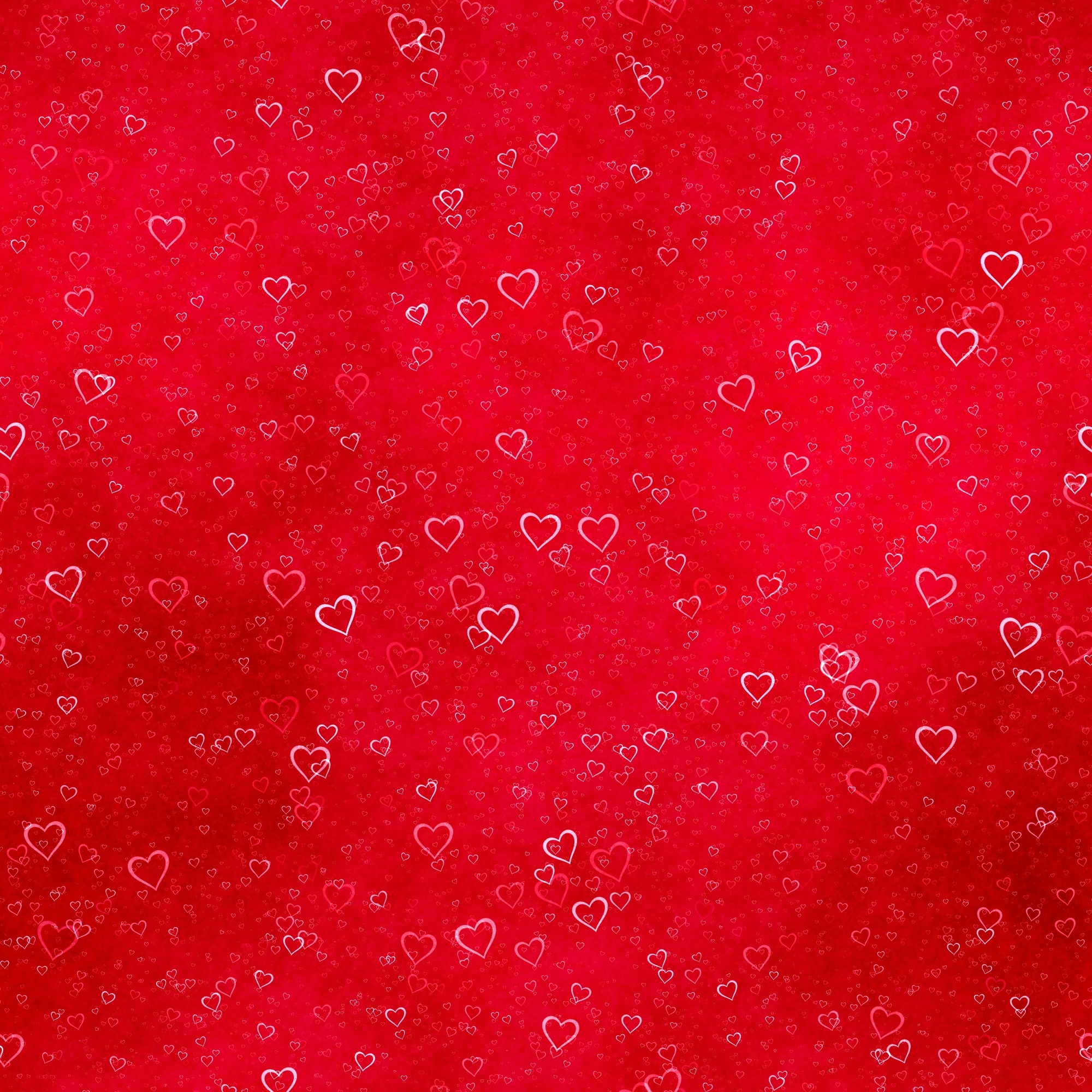 Free photo Hearts on a red background