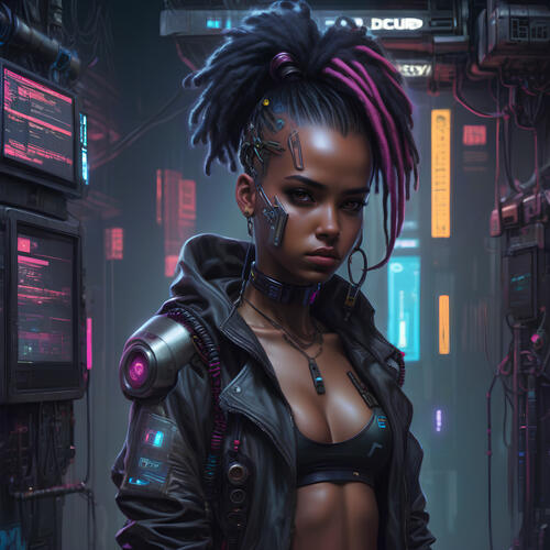 Cyberpunk girl (2)