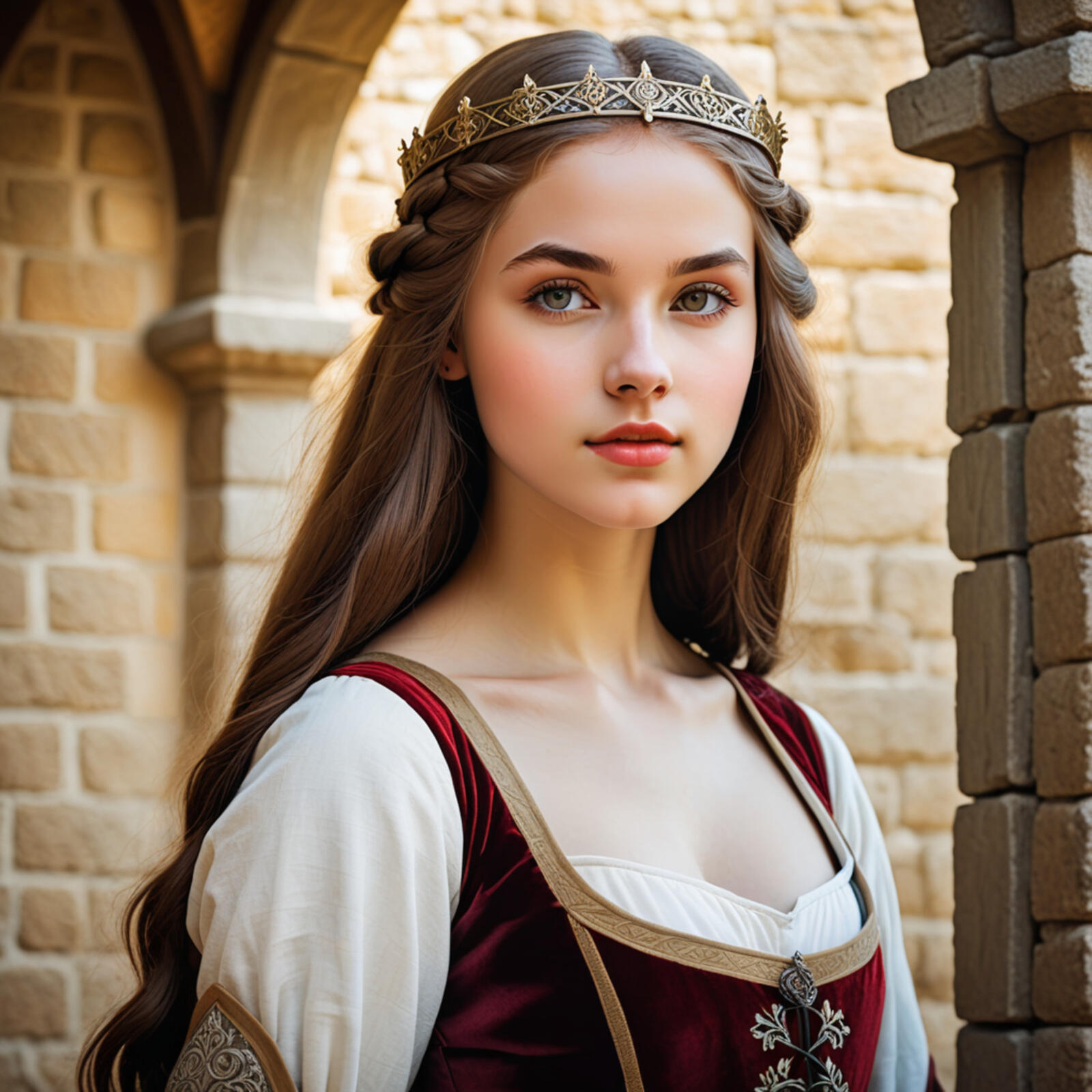 Free photo Medieval princess