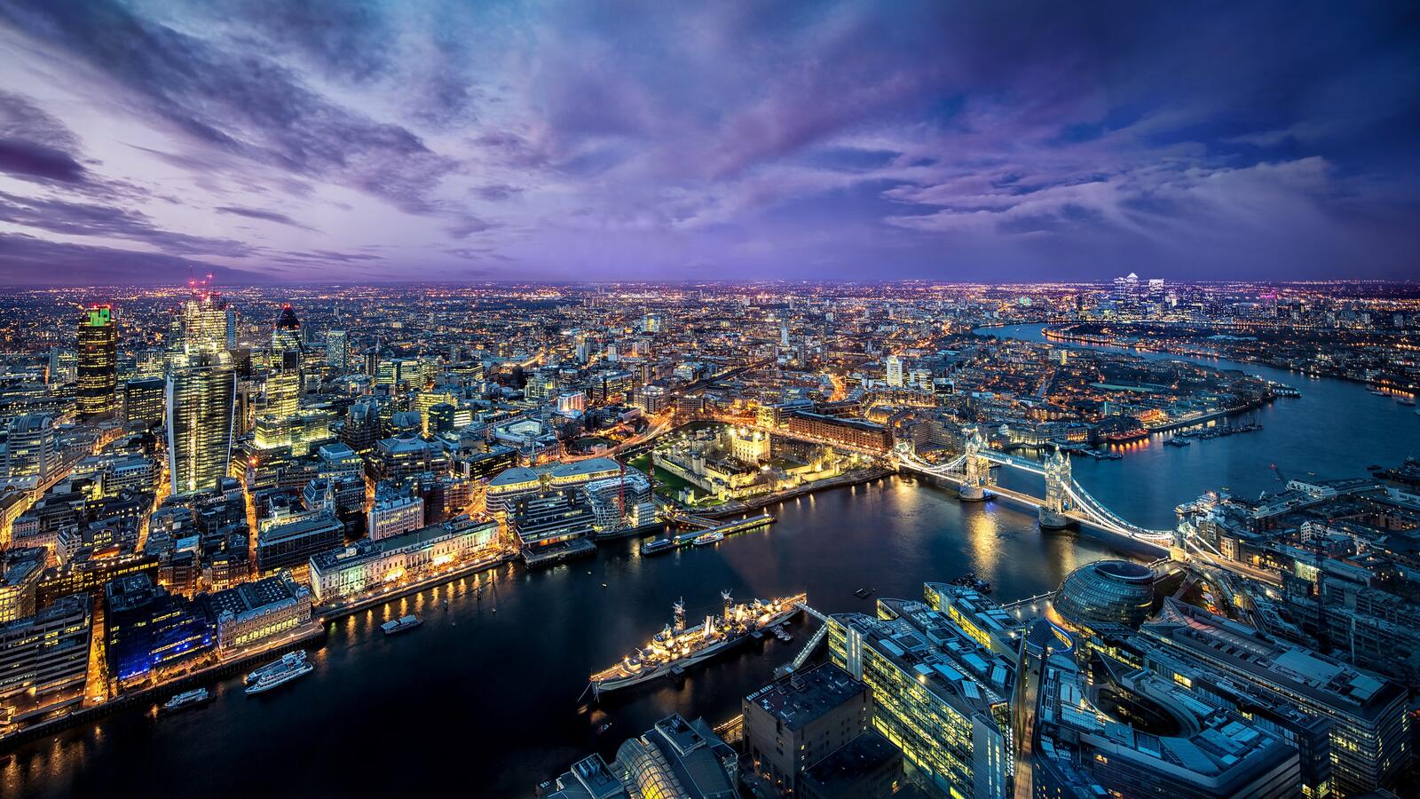 Обои городской пейзаж лондонский мост город на рабочий стол