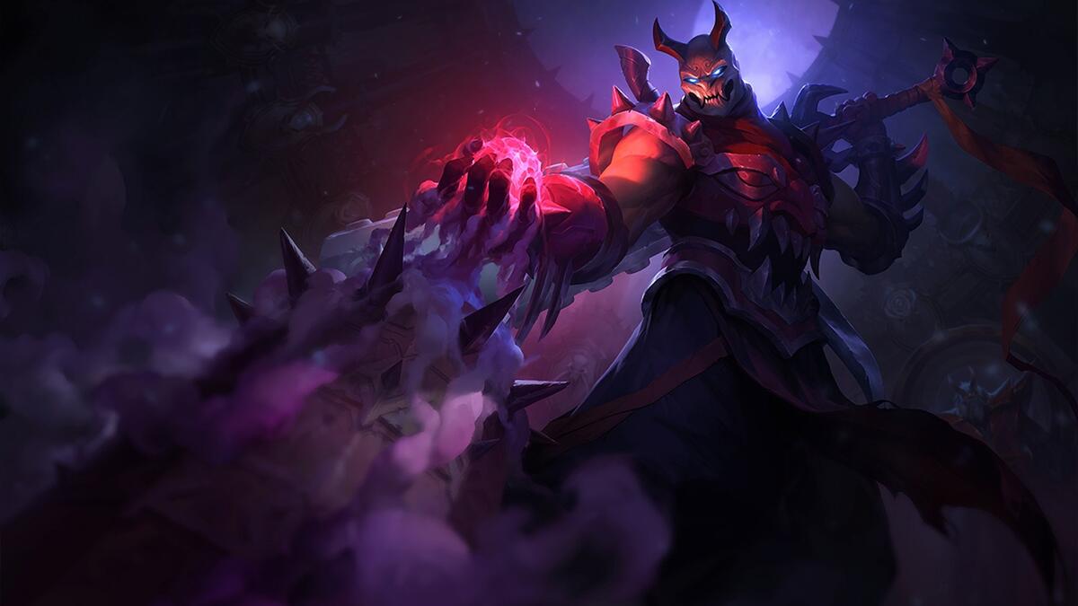 The dark demon from League of Legends