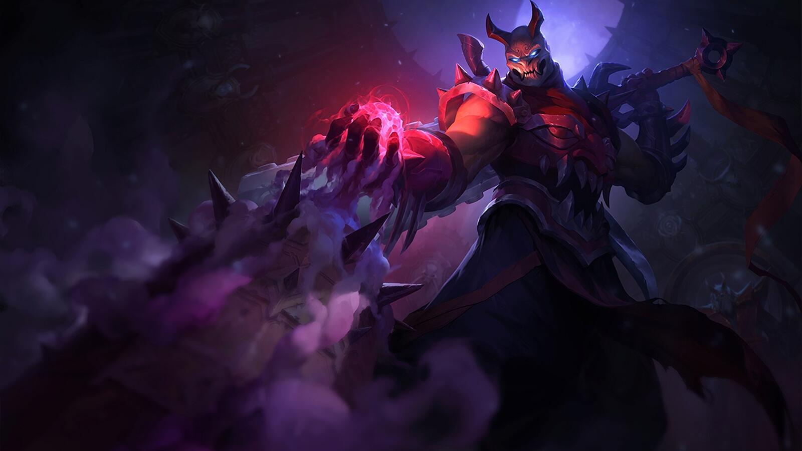 Free photo The dark demon from League of Legends