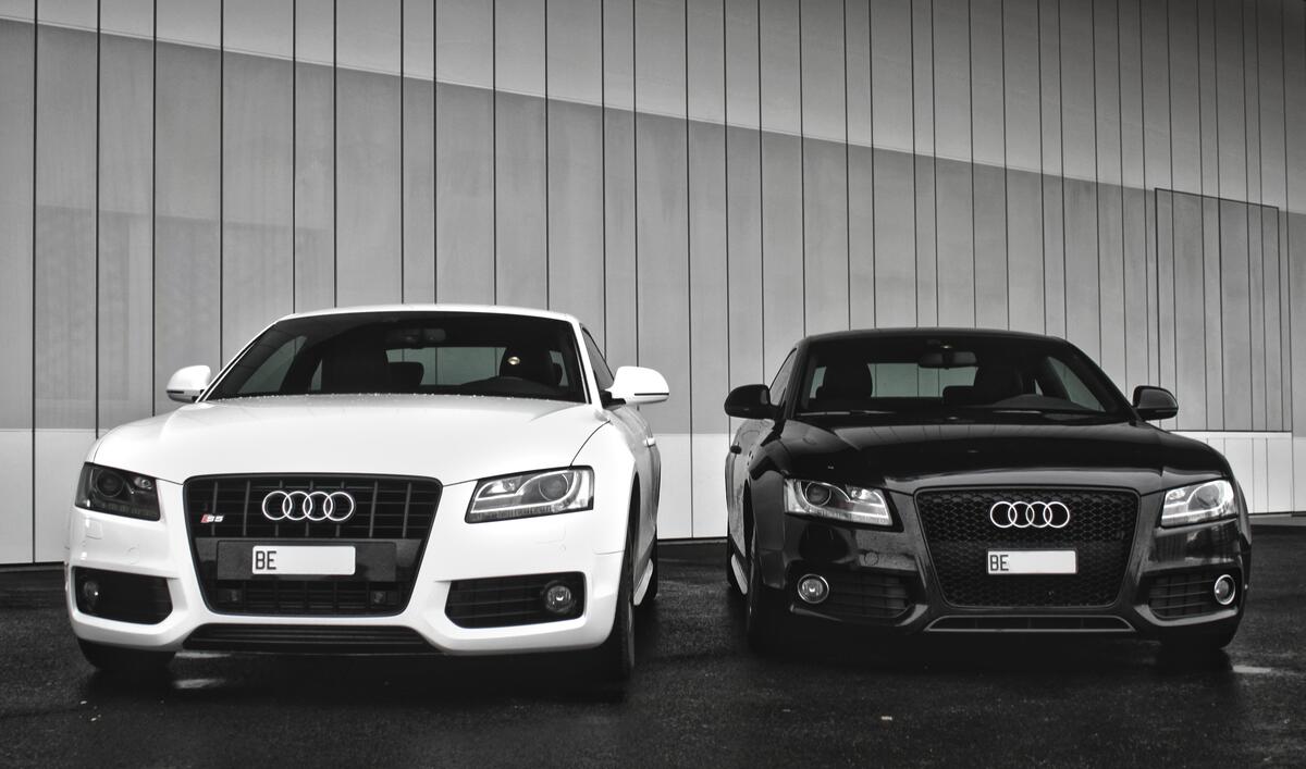Two audi a5s.