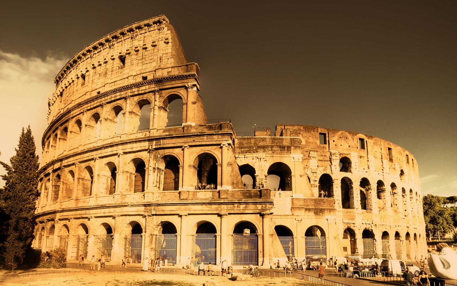Wallpapers city colosseum ancient rome on the desktop