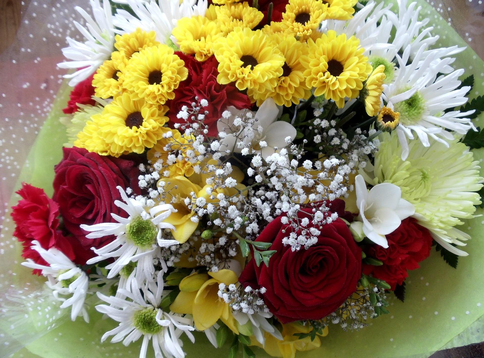 Бесплатное фото Шикарный букет цветов