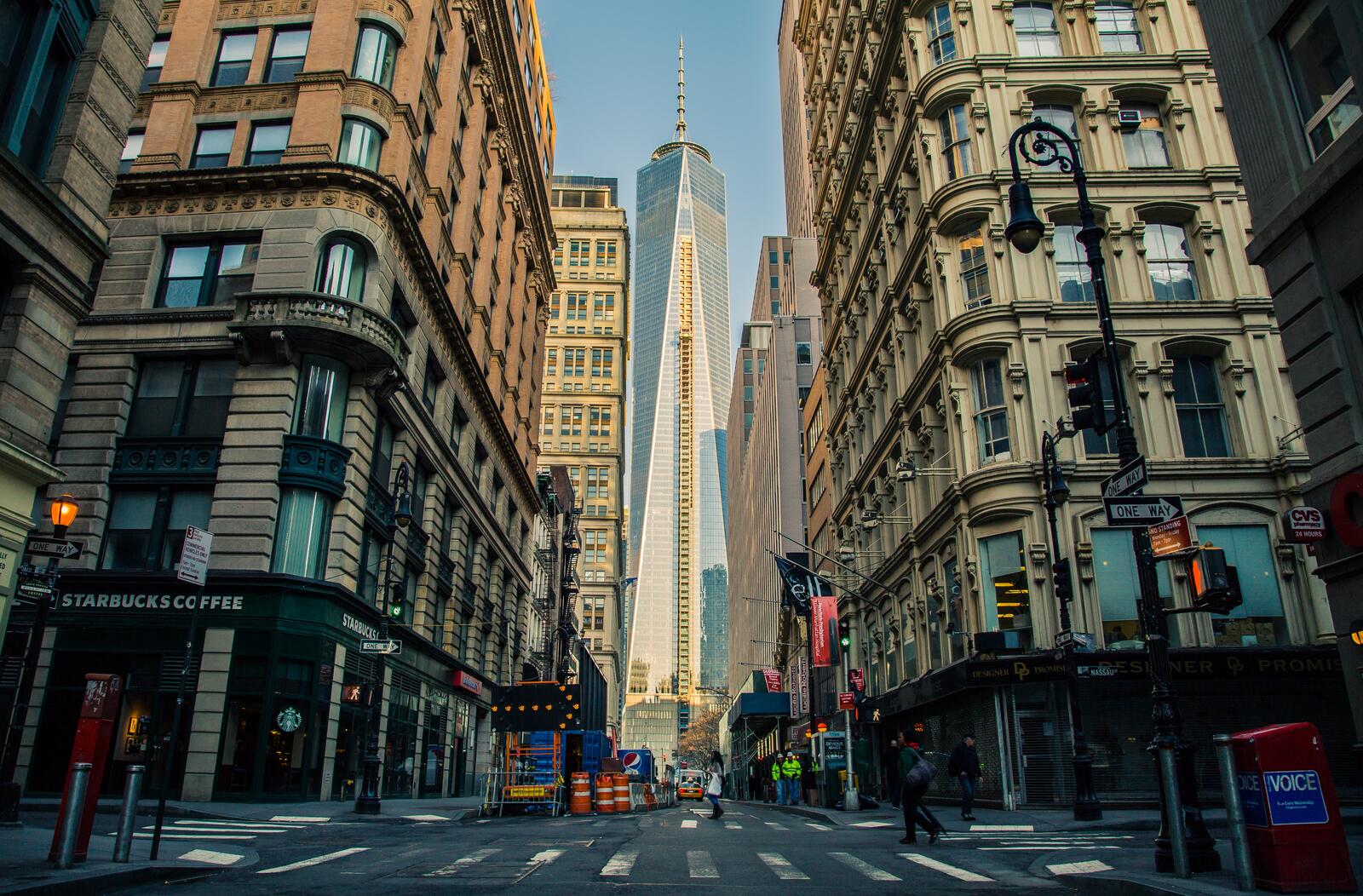 Бесплатное фото Прогулка по улицам Манхэттена