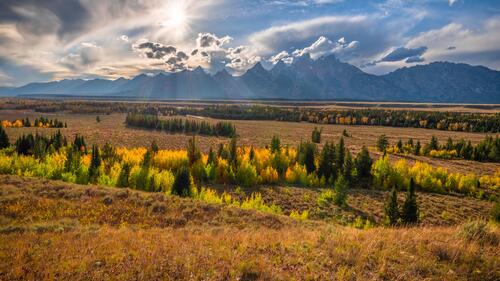 Grand Teton National Park in the United States