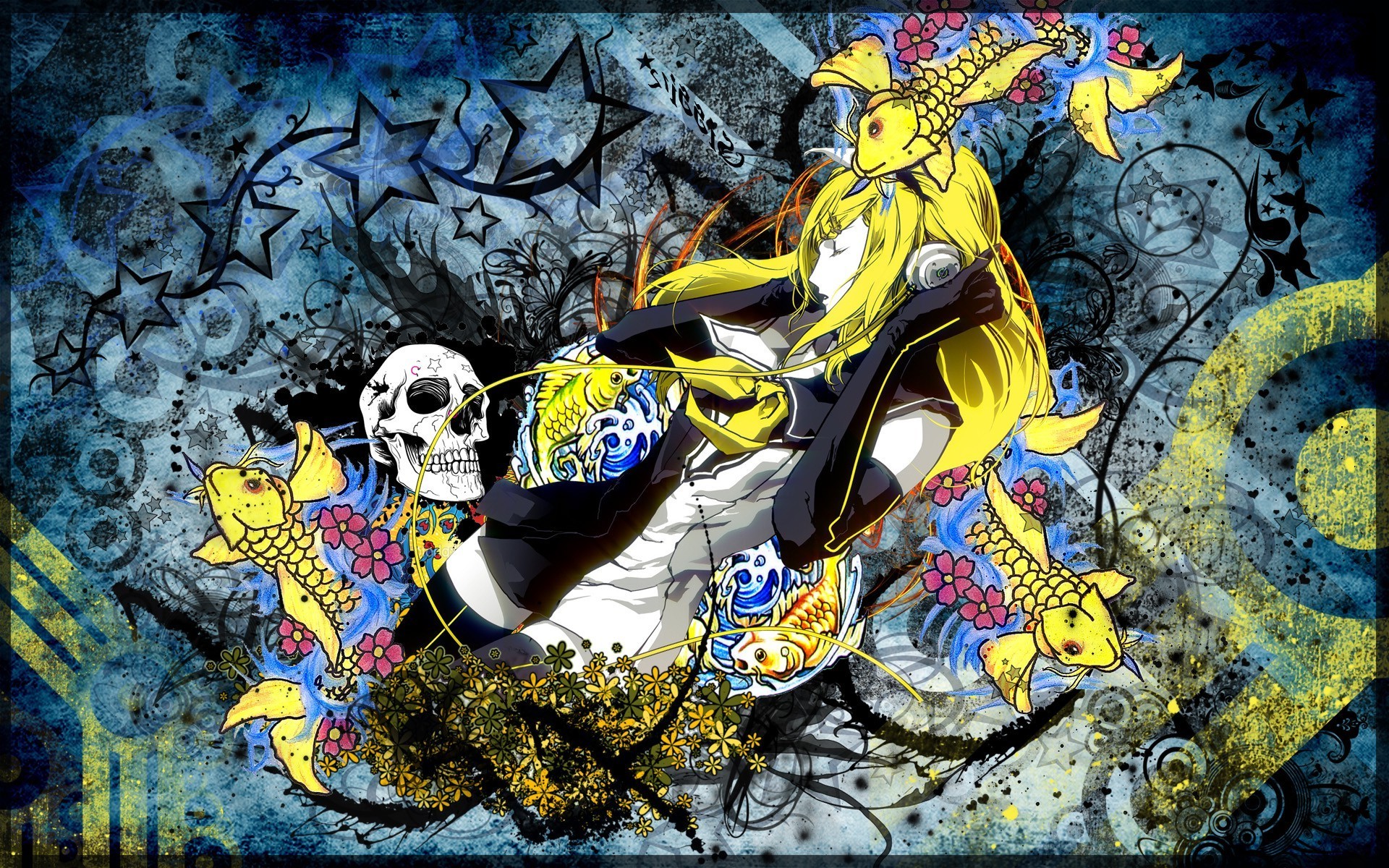 Wallpapers Vocaloid Kagamine Rin comics on the desktop