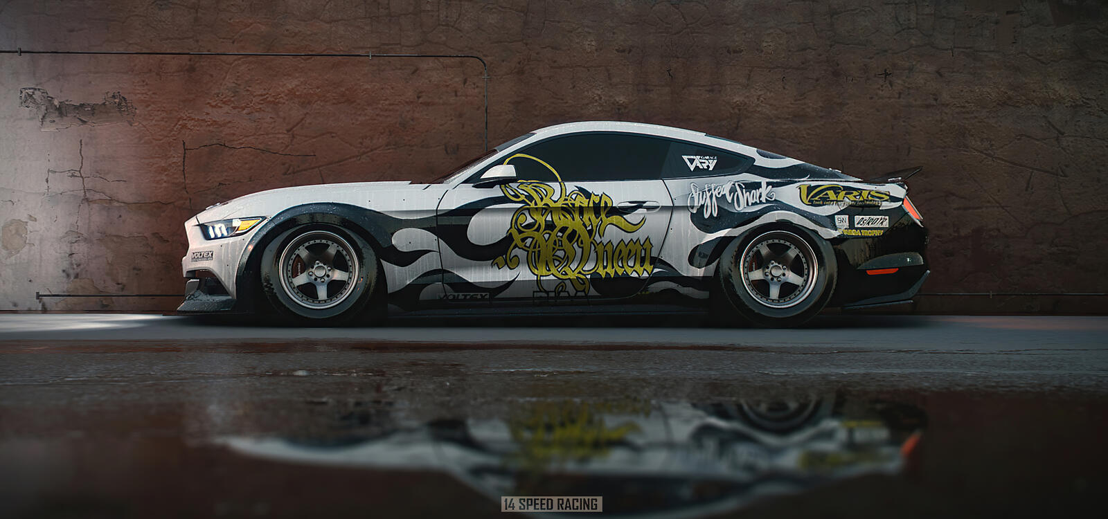 Free photo Painted Ford Mustang from Need for Speed