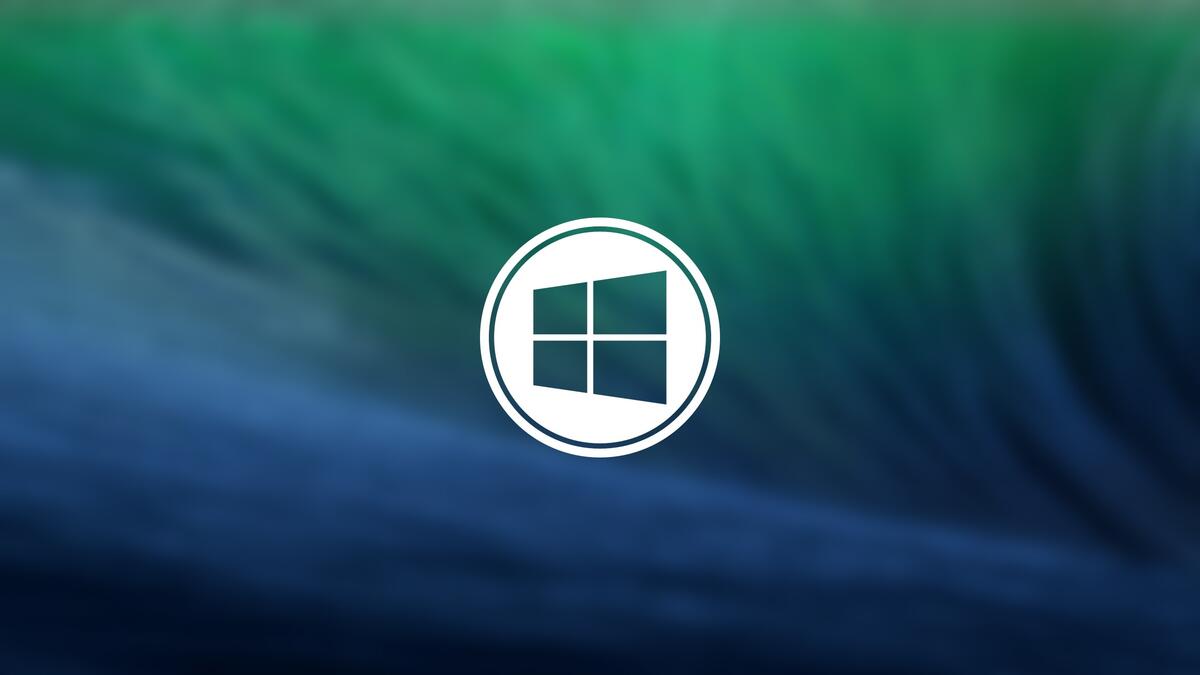 The windows 10 bg logo