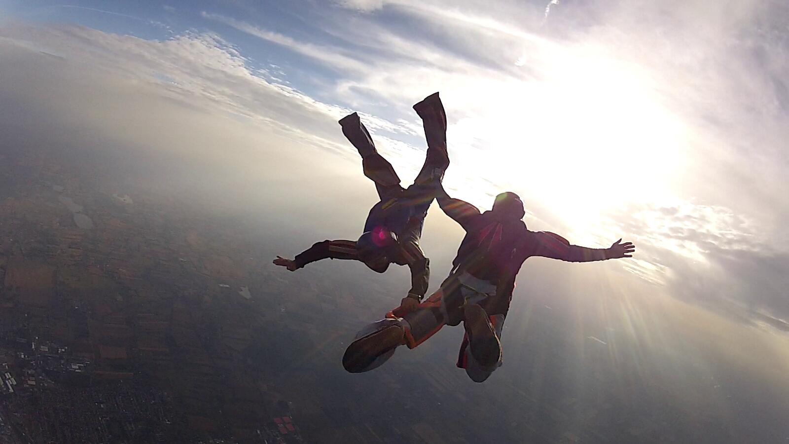 Wallpapers sky jumping extreme sport on the desktop
