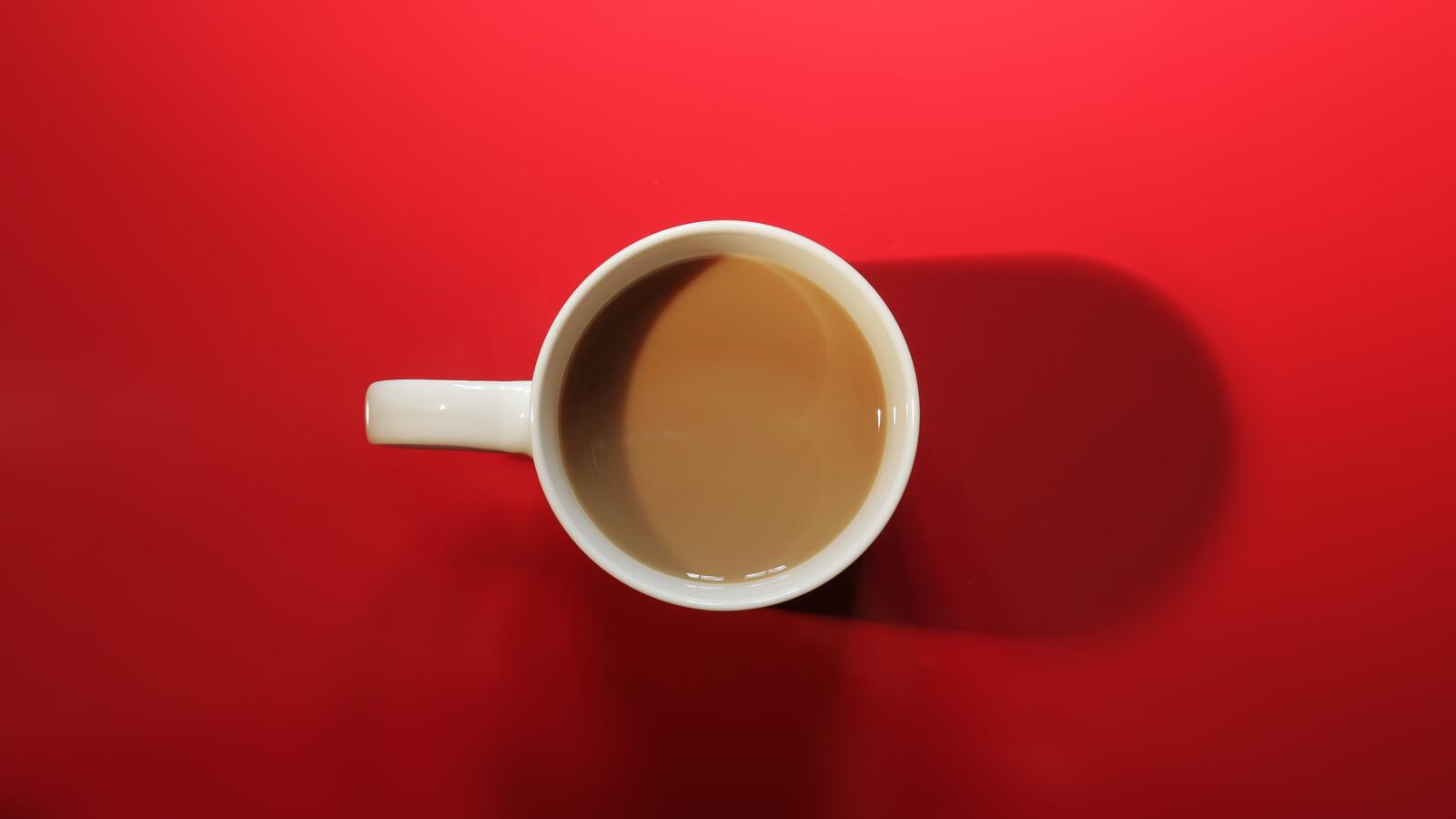 桌面上的壁纸咖啡 杯 红色