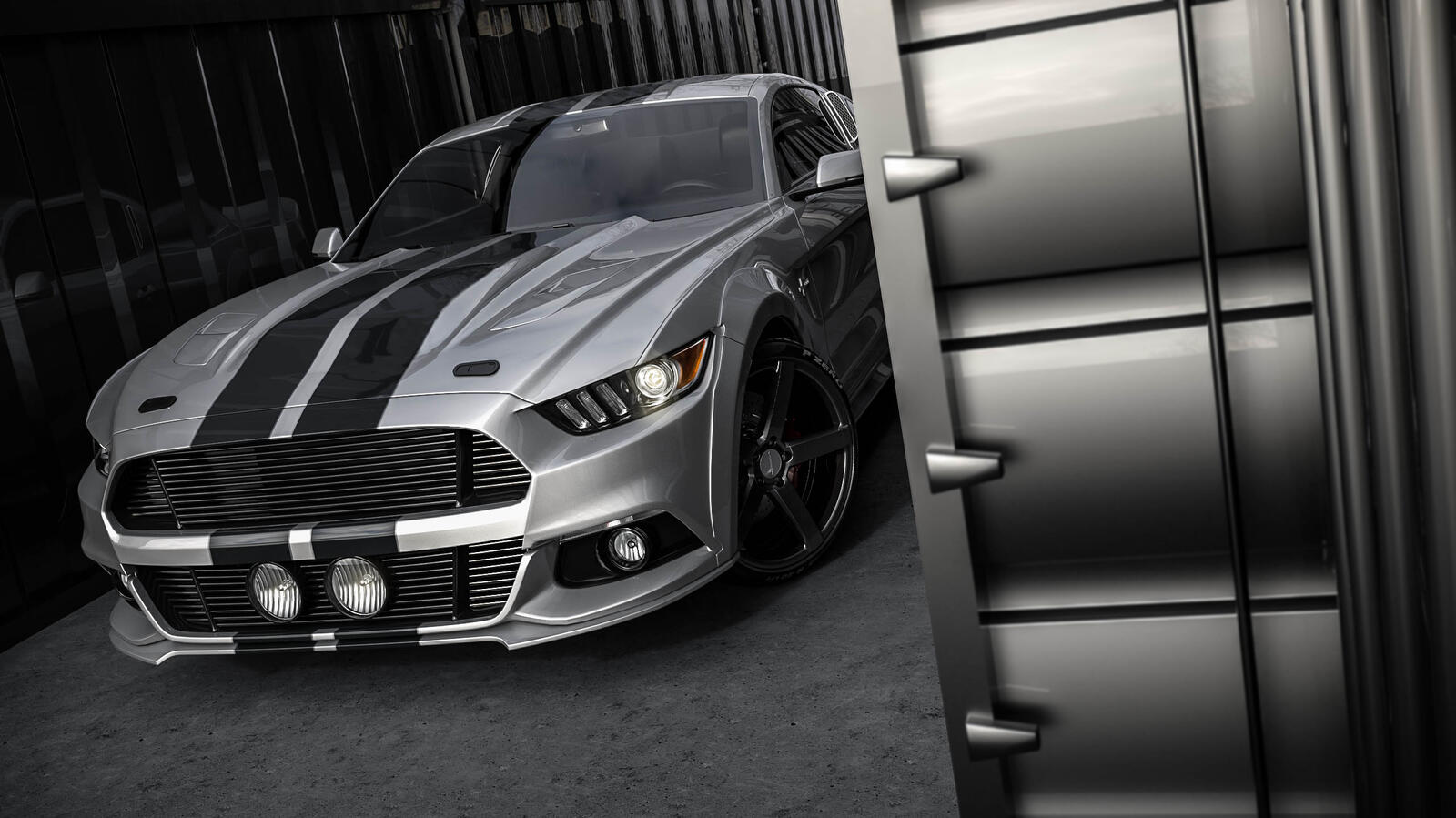 Wallpapers Mustang cars Behance on the desktop