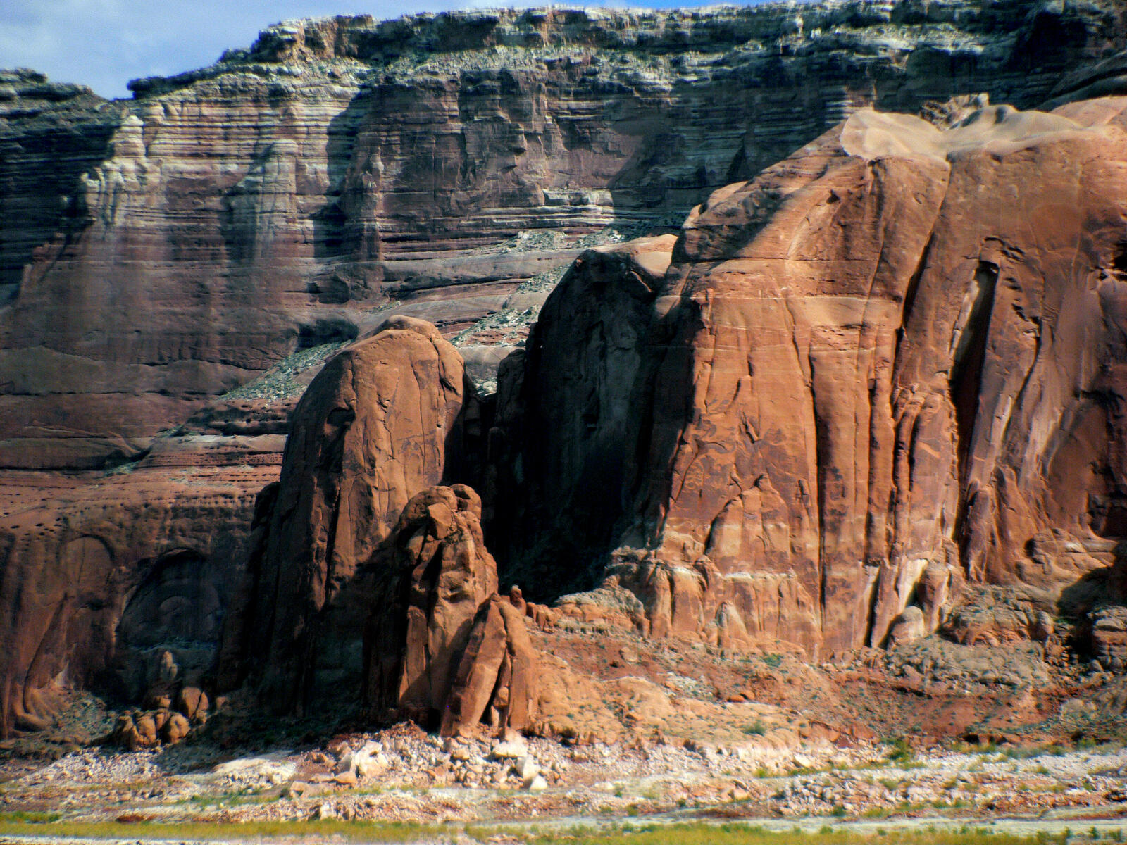 Бесплатное фото Старые горы в каньоне США