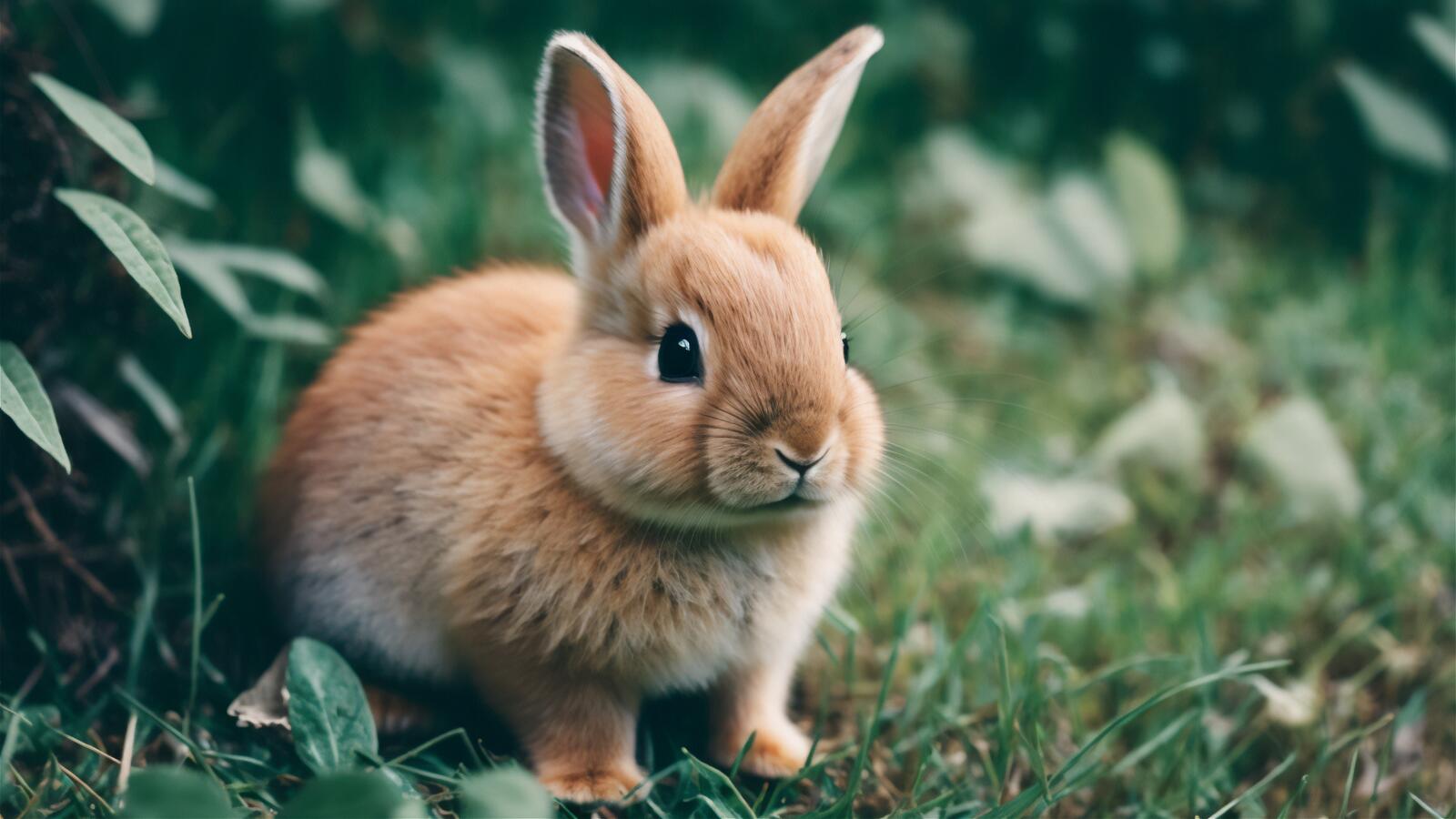 Free photo Cute little bunny