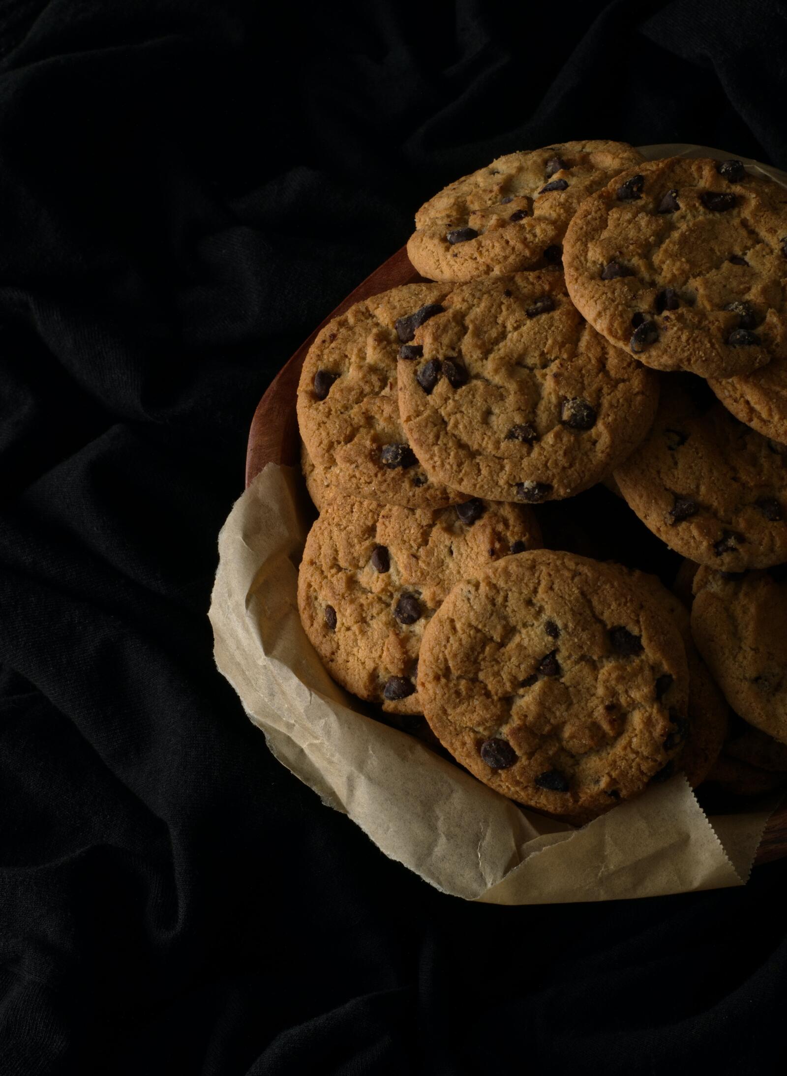 Бесплатное фото Овсяные печеньки с шоколадом