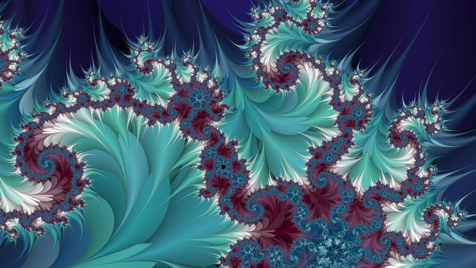 Wallpapers geometric shapes wallpaper nested fractal design on the desktop