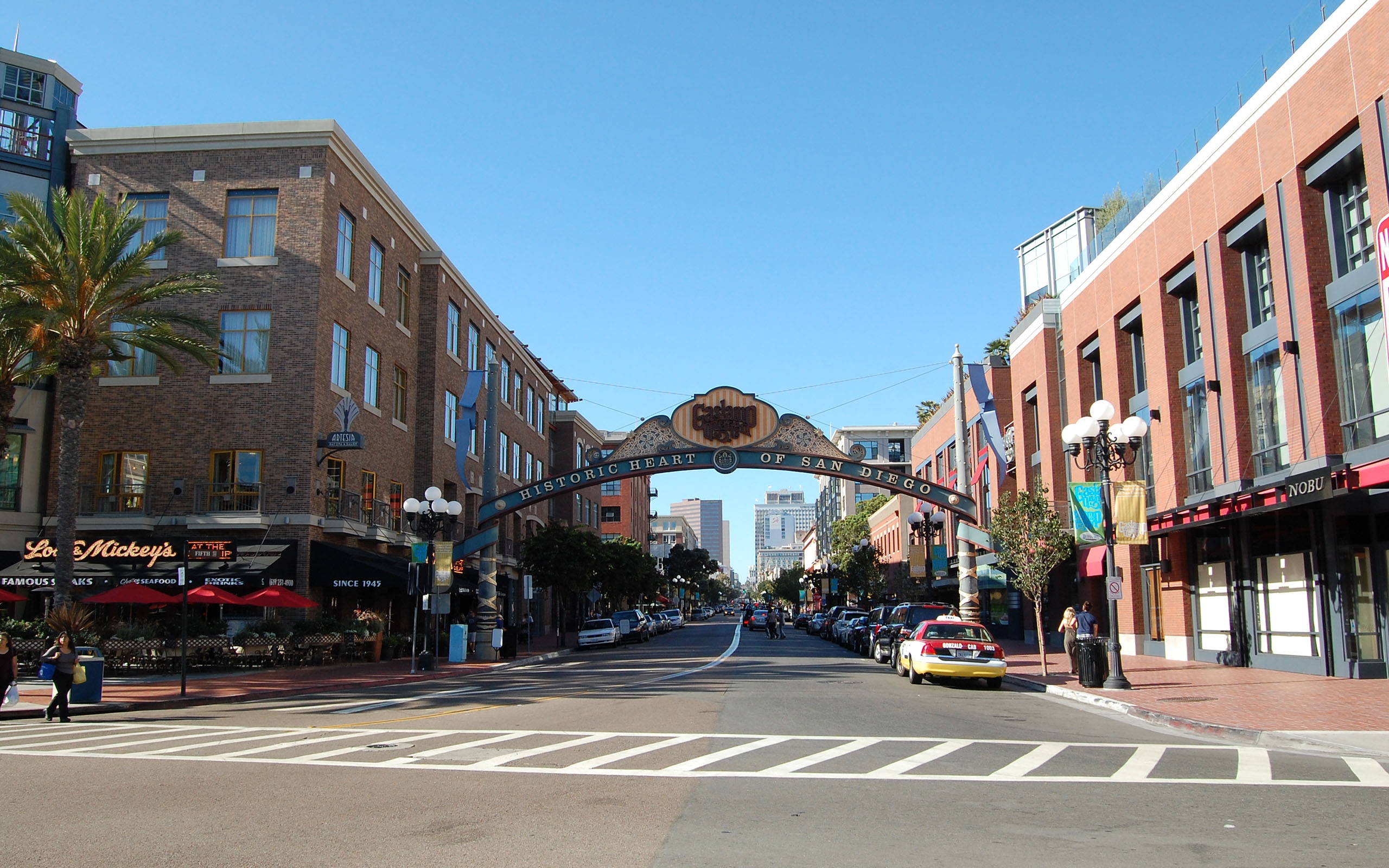 Фото сан-диего, Калифорния, США, gaslamp quarter, город - бесплатные картинки на Fonwall