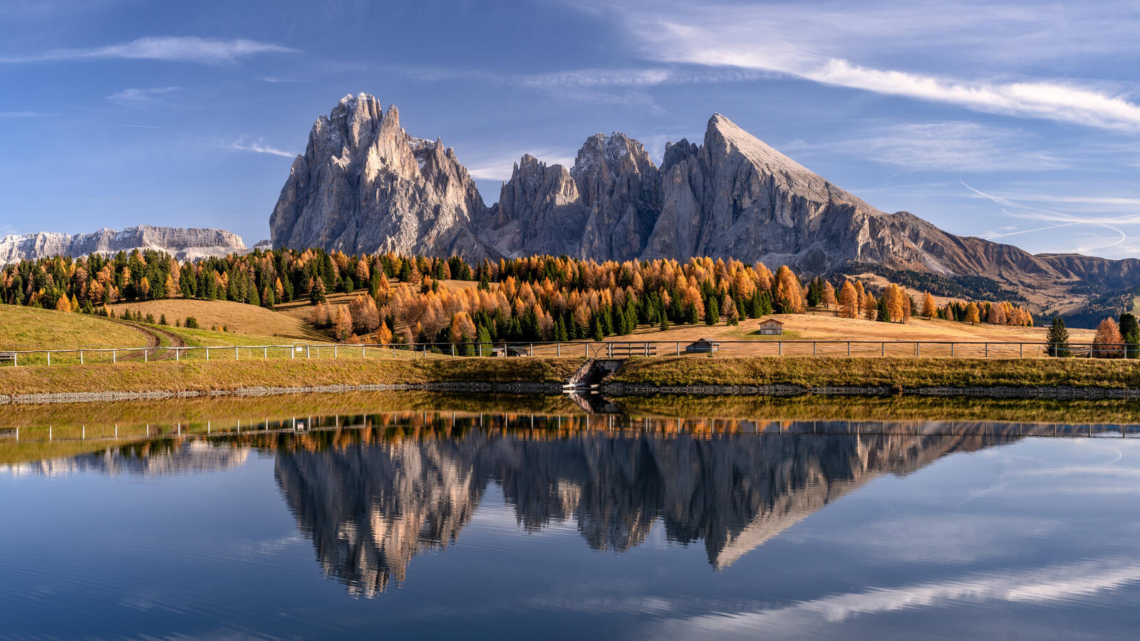 Обои Италия доломитовые альпы горы на рабочий стол