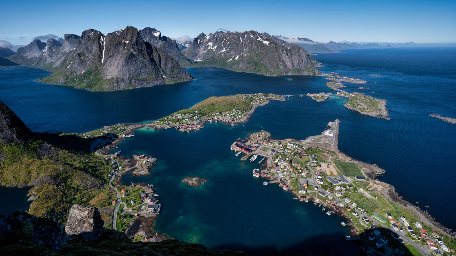Бесплатное фото Красивые острова в Норвегии