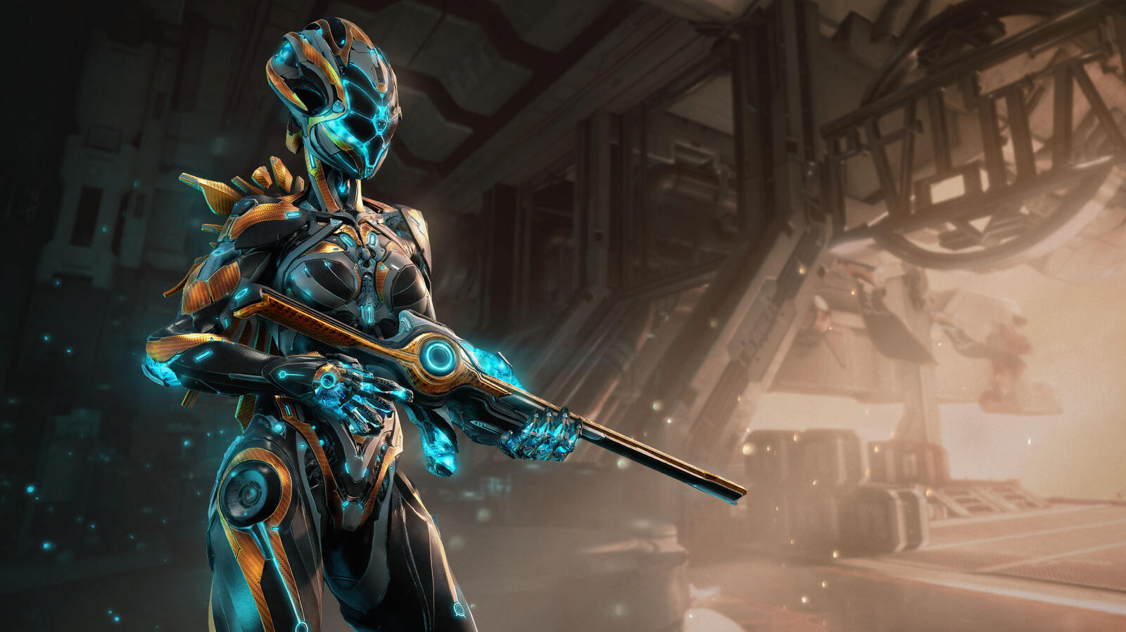 Free photo The robot from warframe