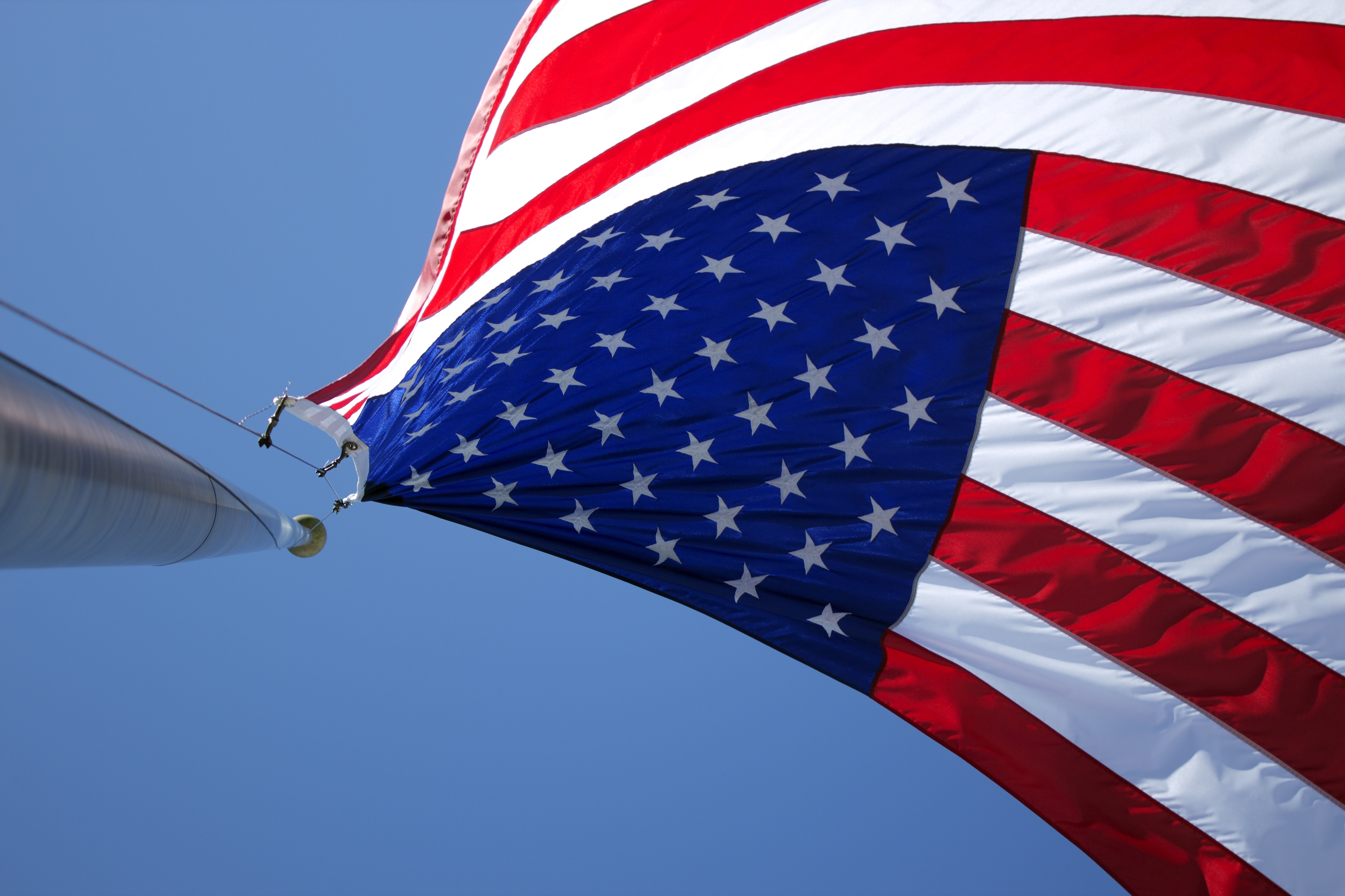 Бесплатное фото Звездно-полосатый флаг США