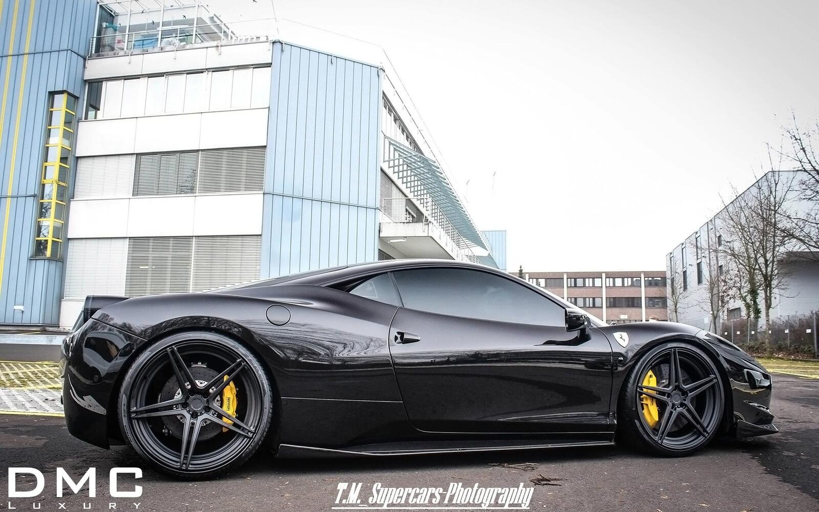 Ferrari f430 в черном стиле