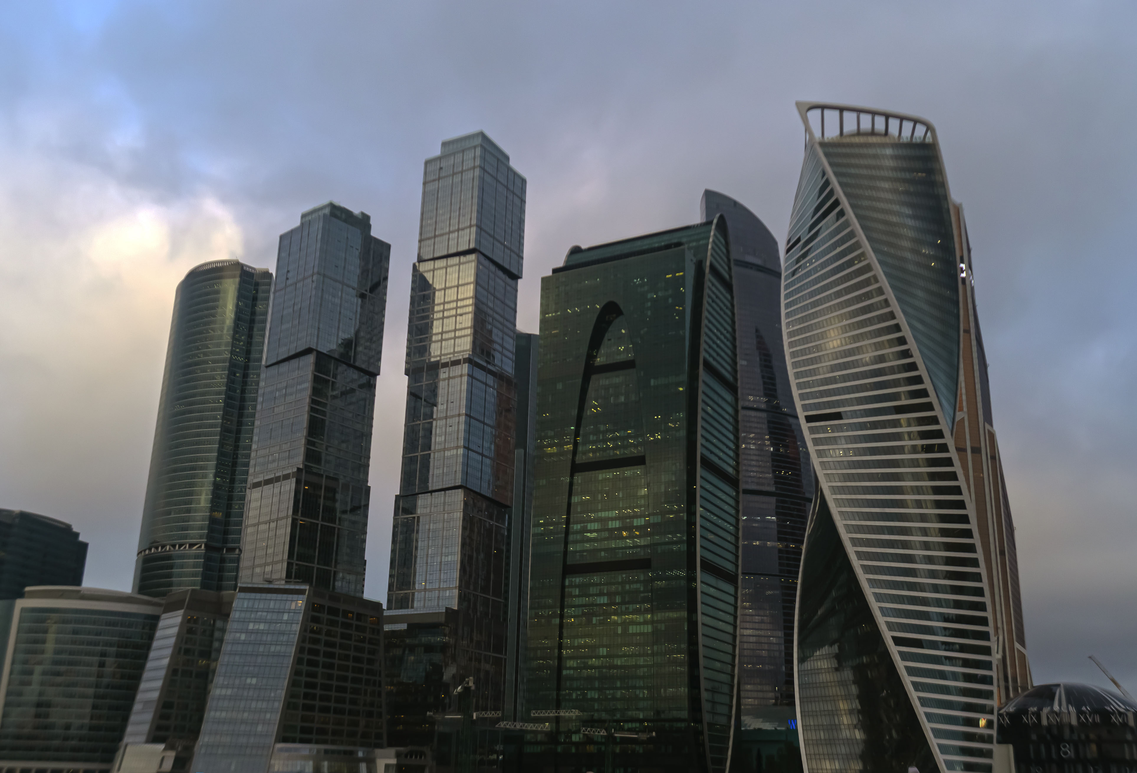 Free photo Moscow City skyscrapers