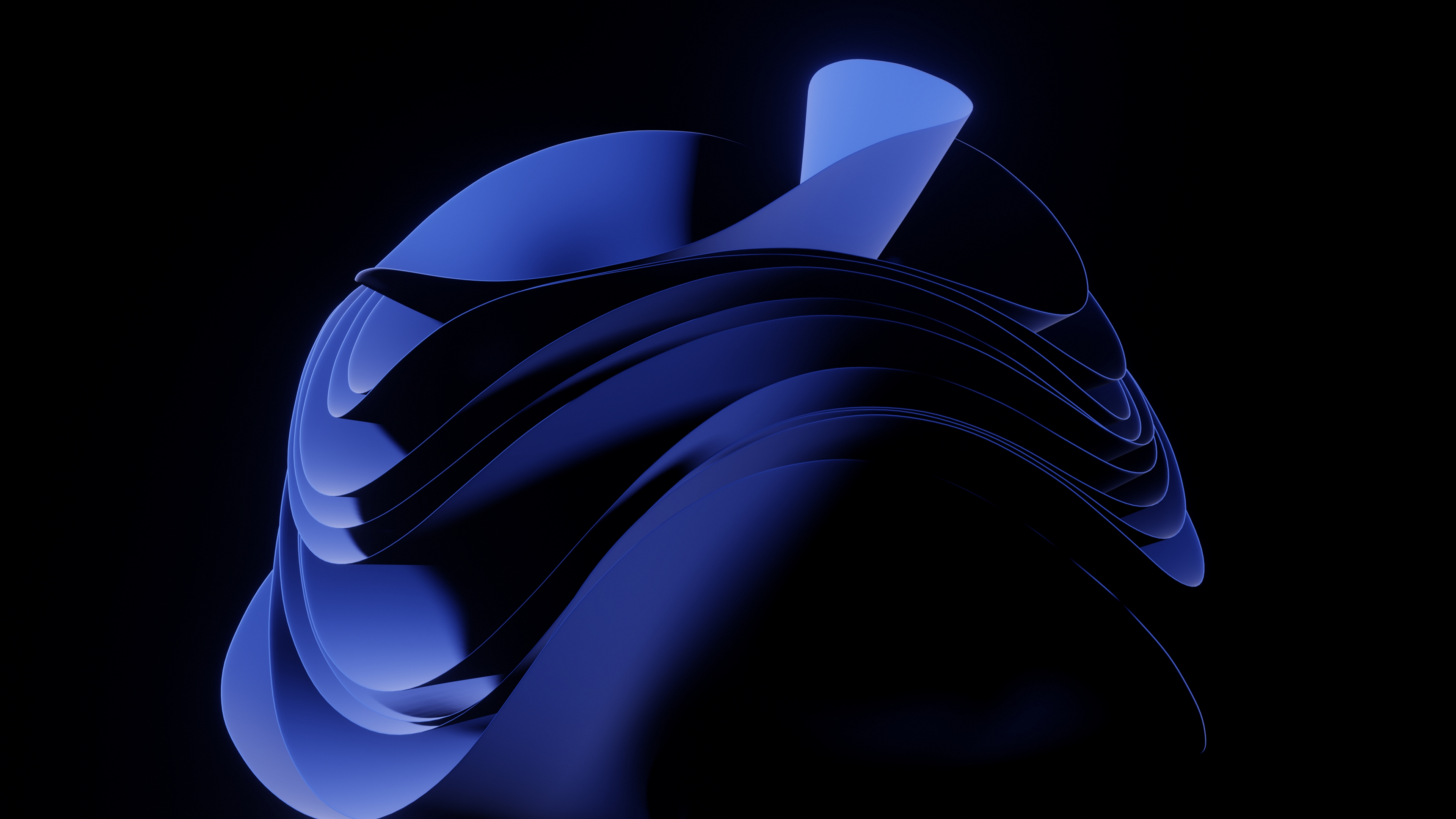 Прохладные голубые волны в новом дизайне