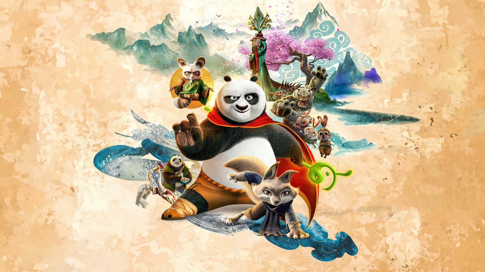 Free photo Kung Fu Panda IV