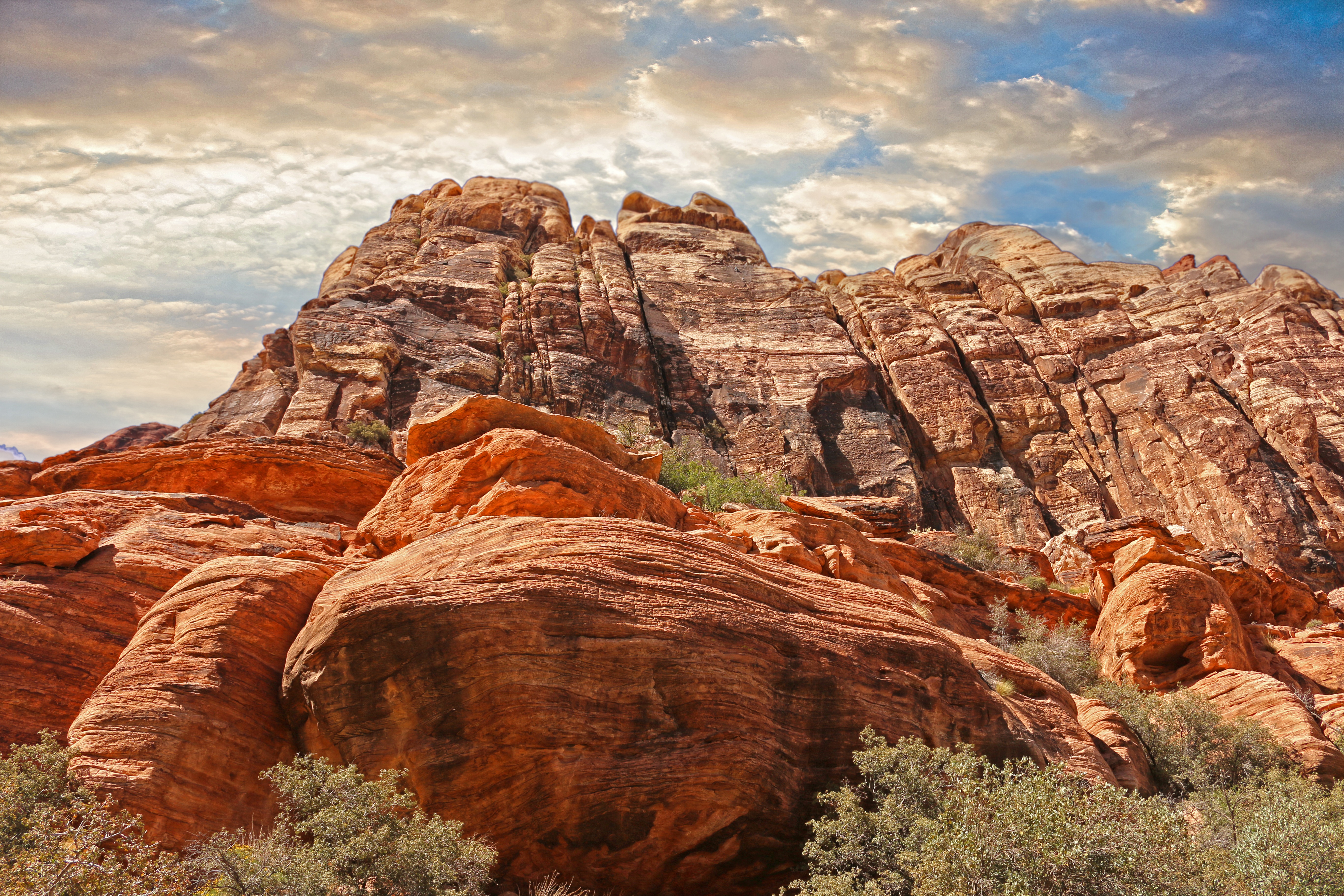 Бесплатное фото Каньон красной скалы в америке