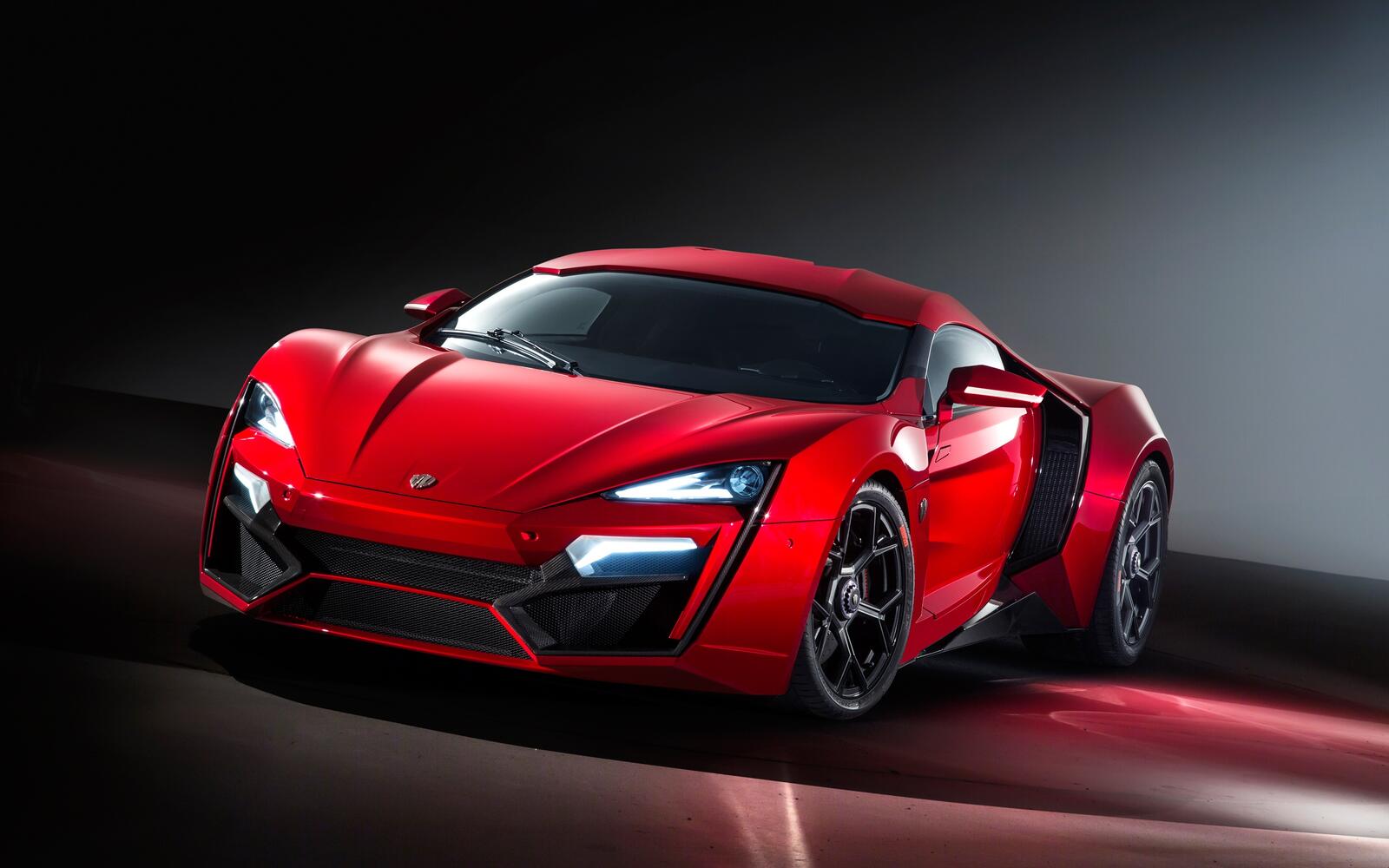 Free photo Lycan hypersport in red