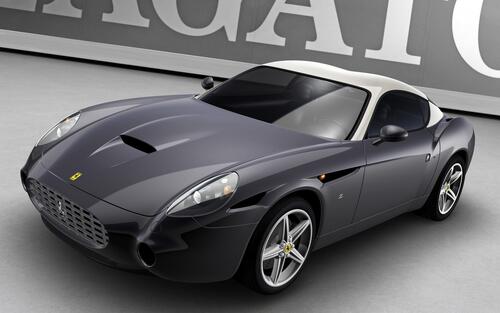Ferrari 62 scaglietti серого цвета