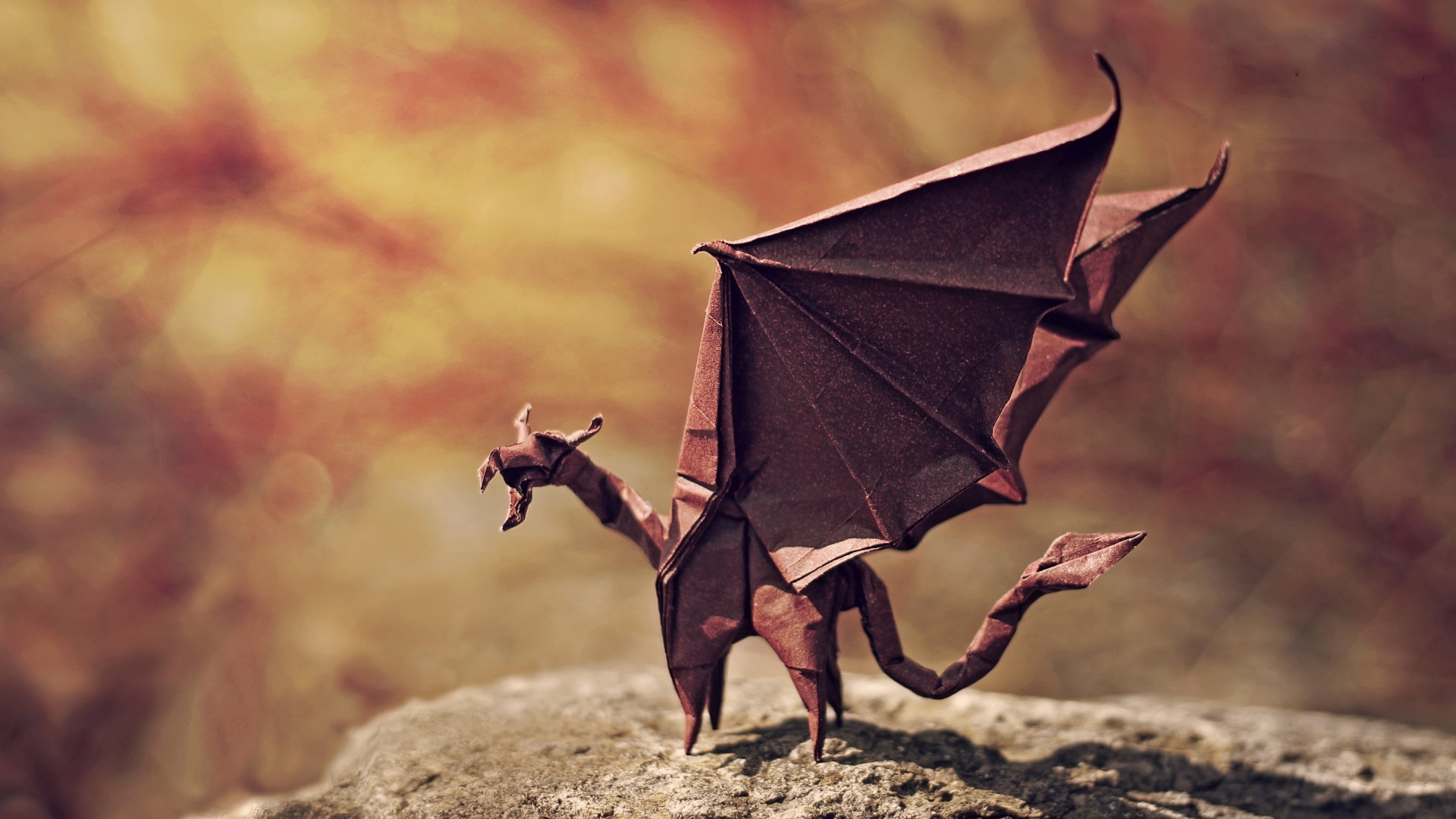 Бесплатное фото Оригами дракон