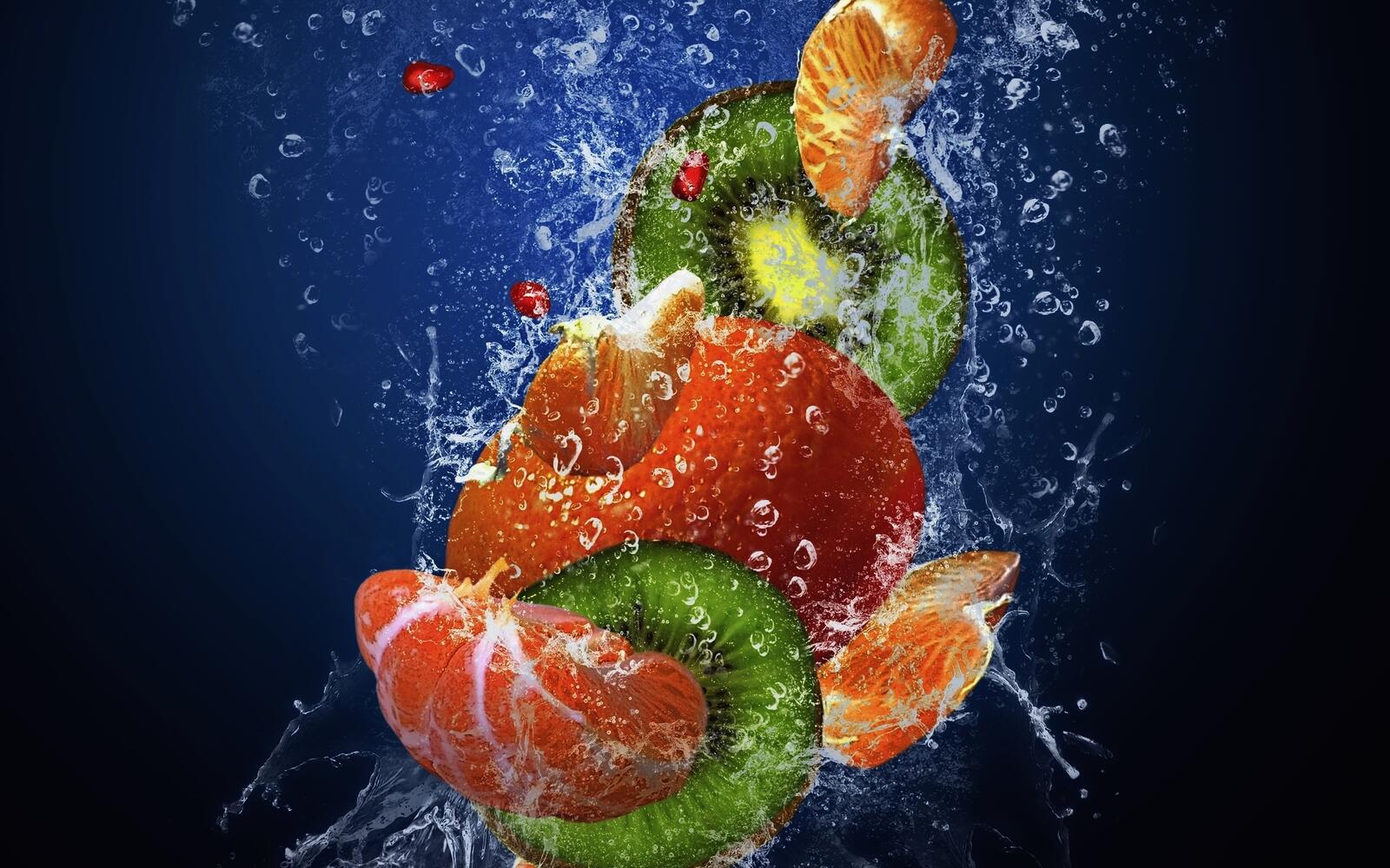 Wallpapers fruits fresh water on the desktop