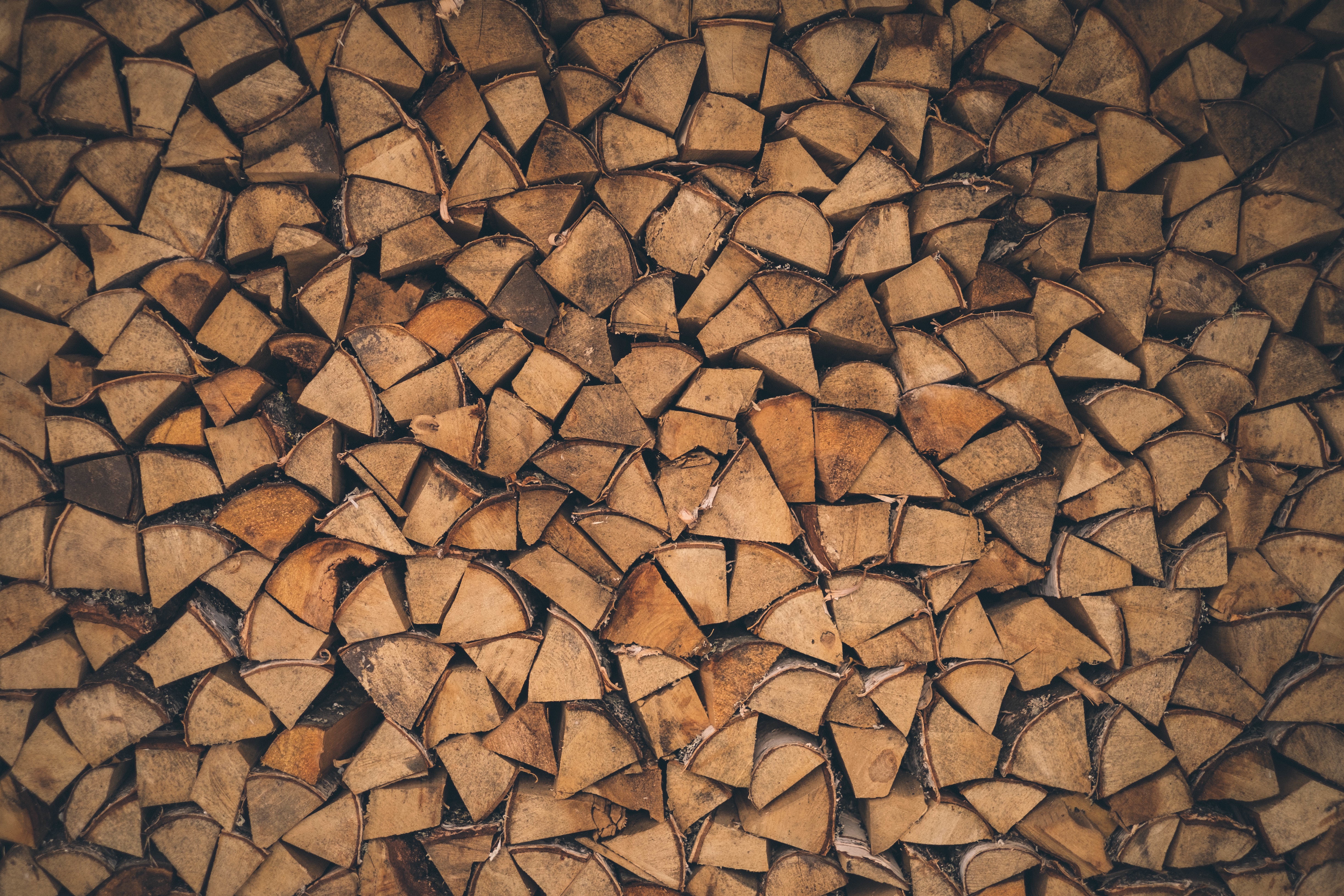 Бесплатное фото Текстур наколотых  дров