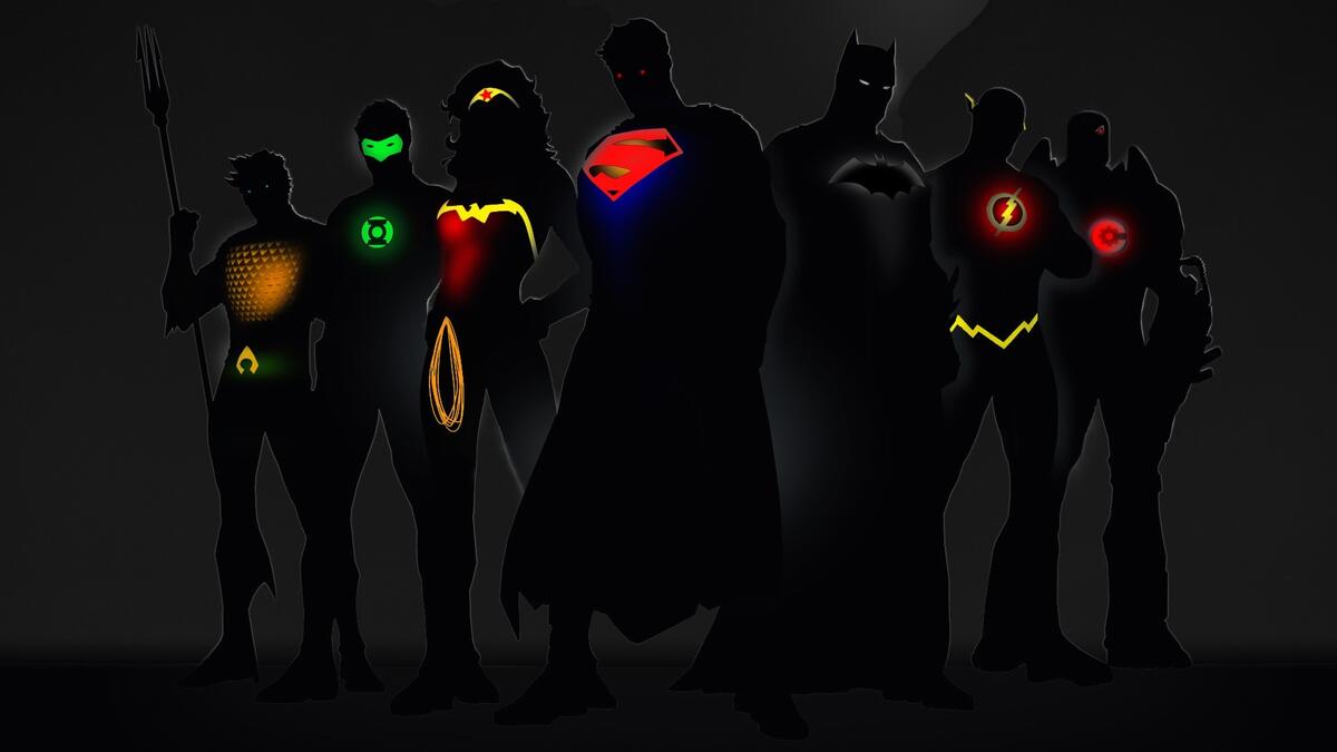 Супер герои в темноте