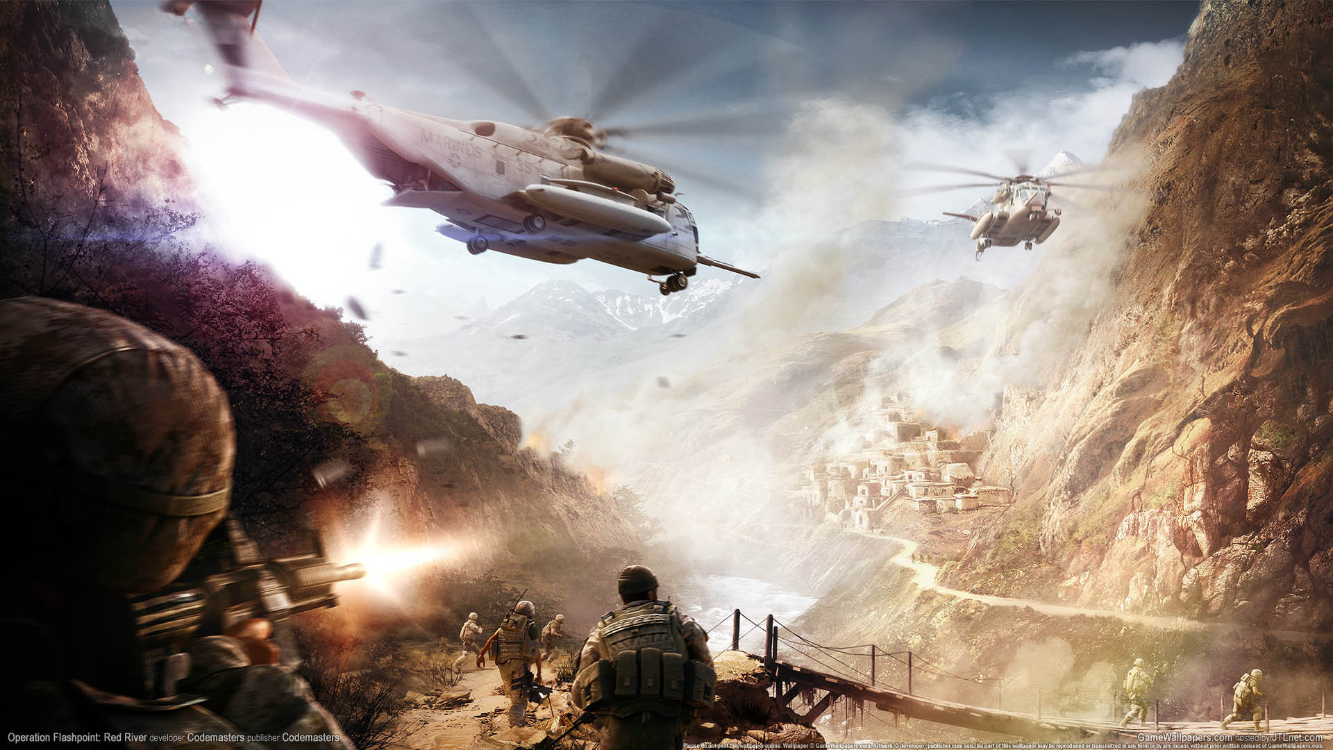 Wallpapers war the battle helicopter on the desktop