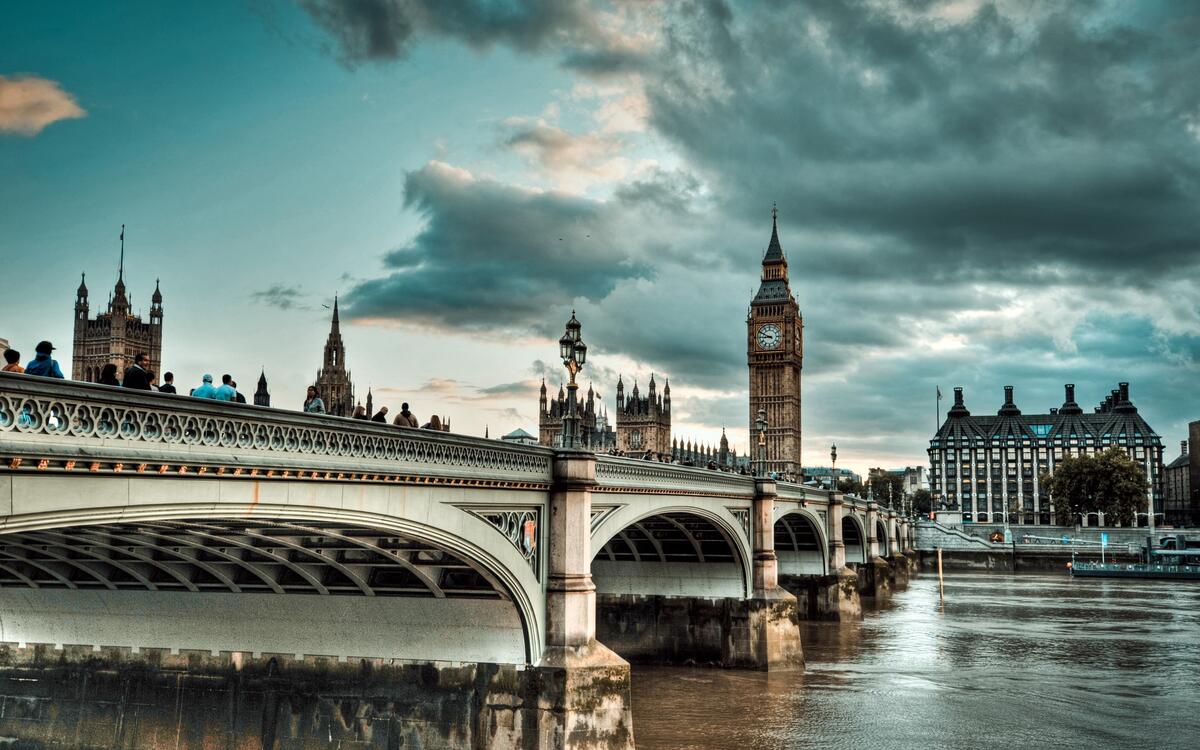 London landmark Westminster Bridge
