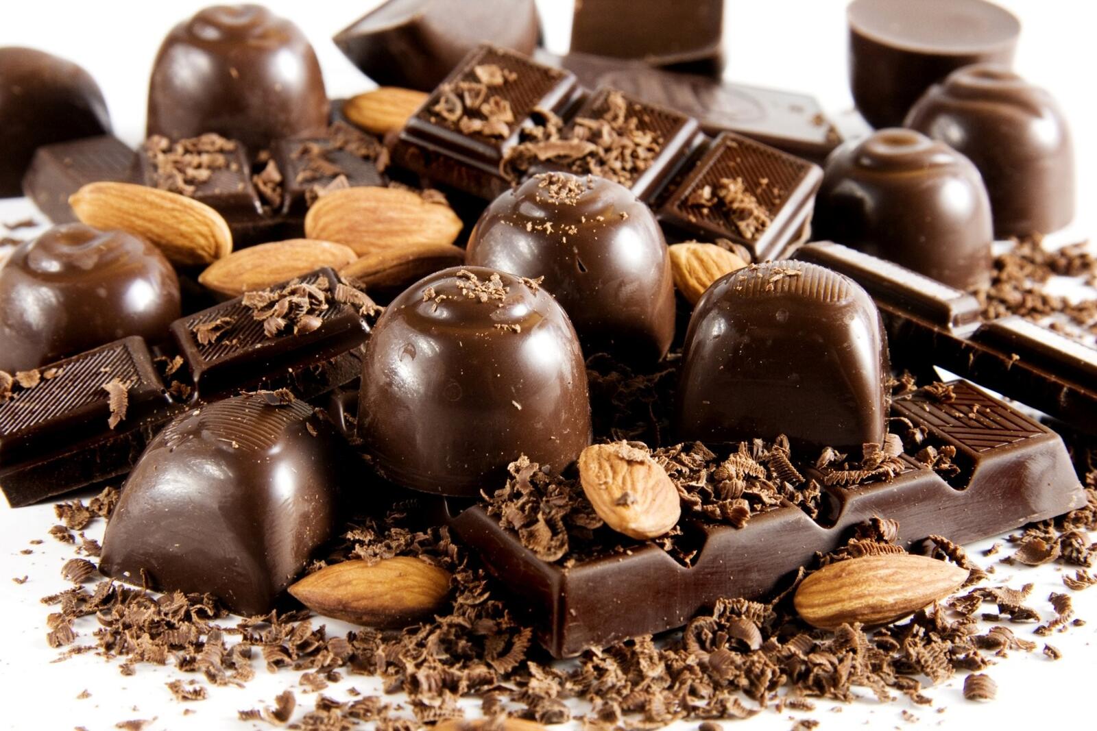 Бесплатное фото Вкусные шоколадные конфетки
