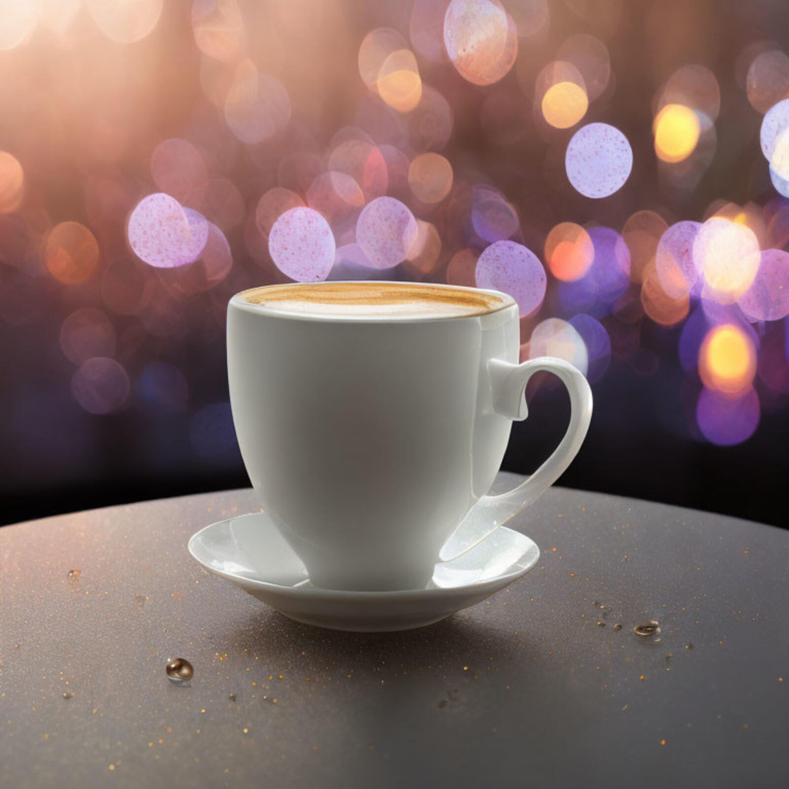 Бесплатное фото Белая утренняя чашка кофе