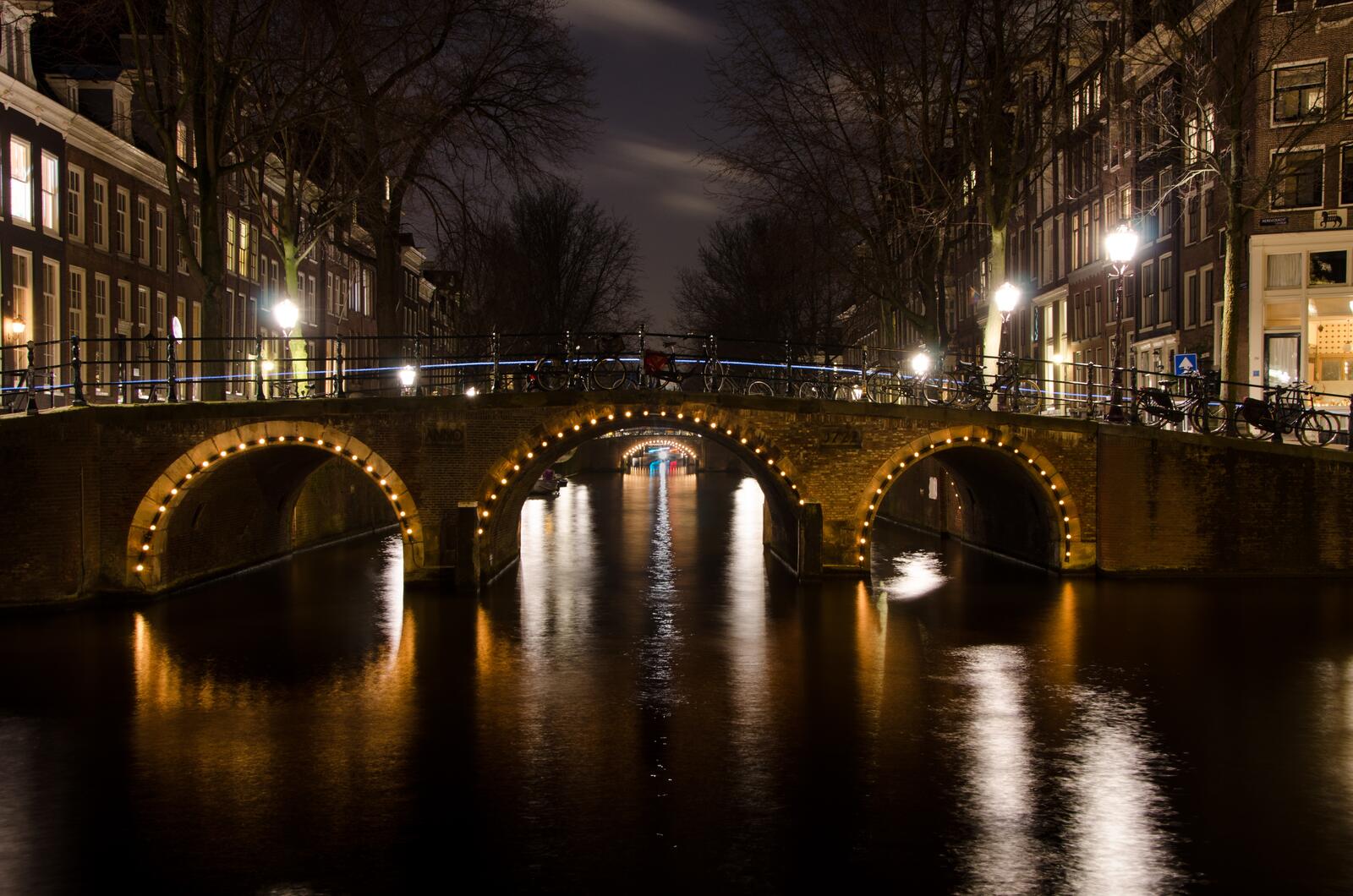 Бесплатное фото Мост через воду в Европе