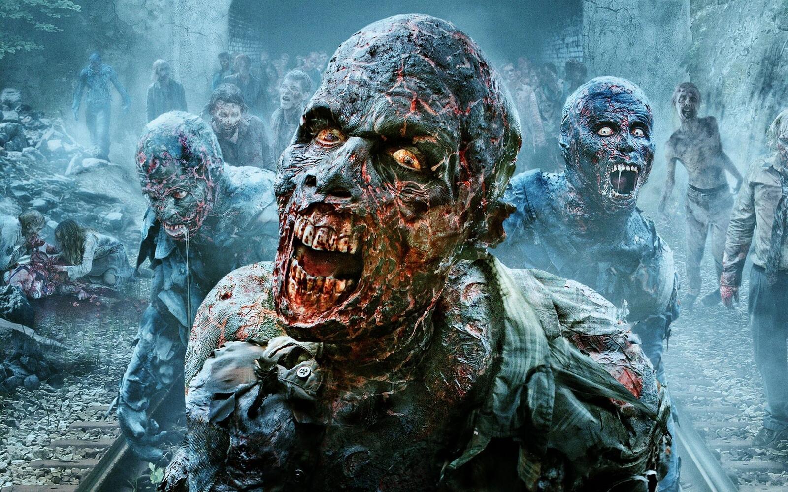 Wallpapers eerie horror zombies on the desktop