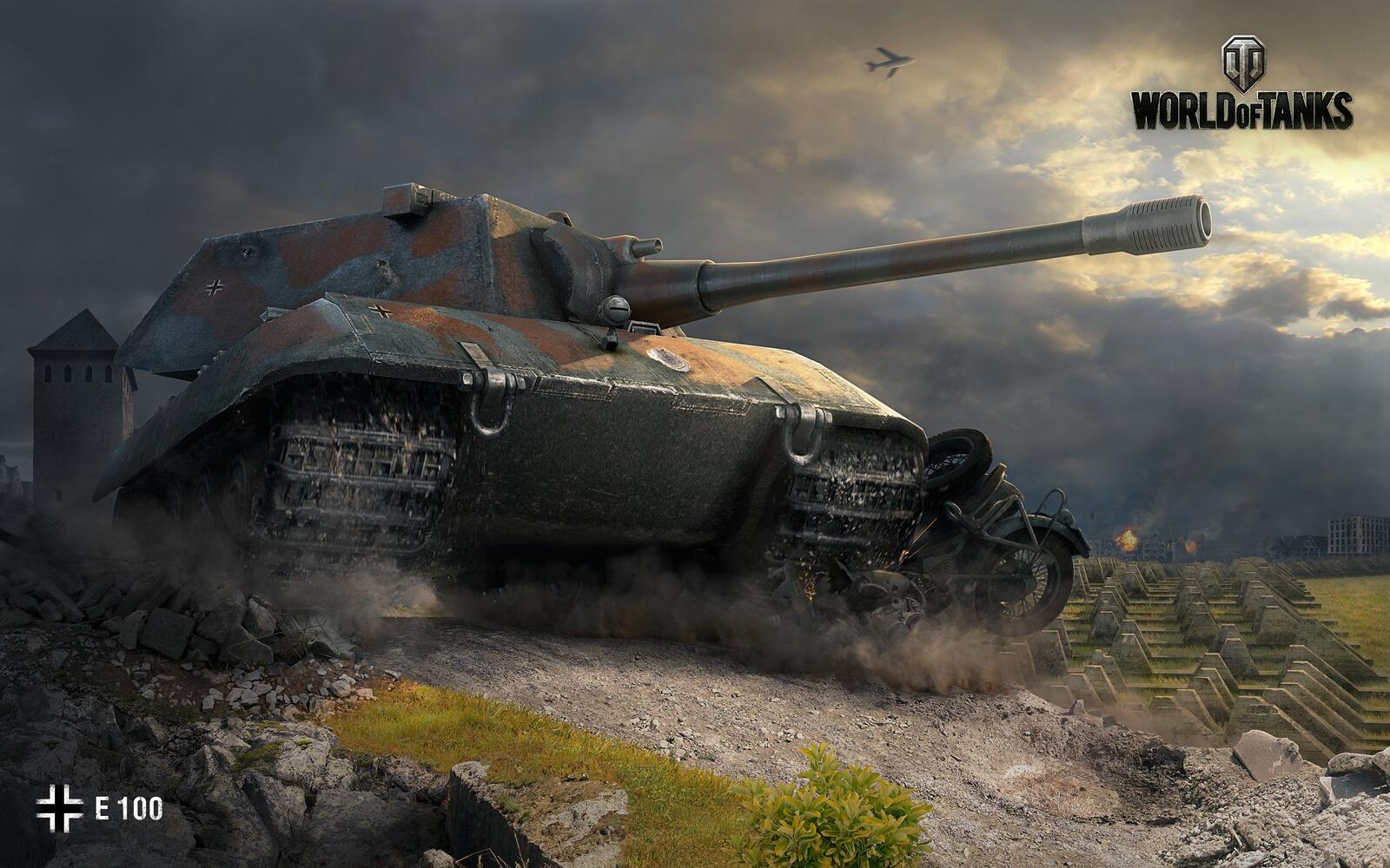 Бесплатное фото Немецкий танк е100